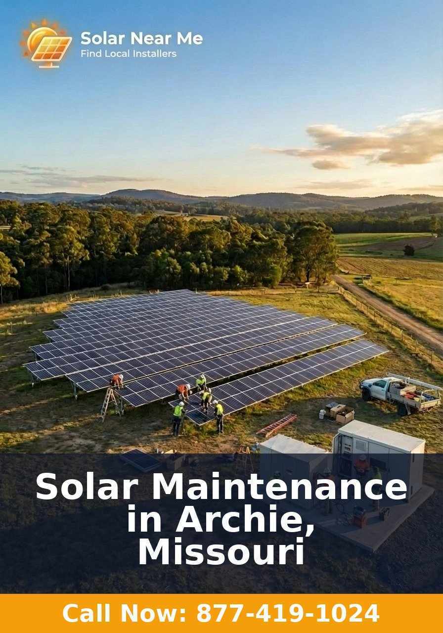 Solar Maintenance in Archie, Missouri