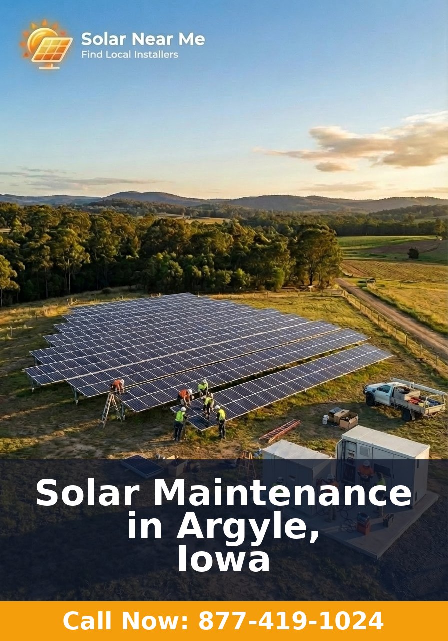 Solar Maintenance in Argyle, Iowa