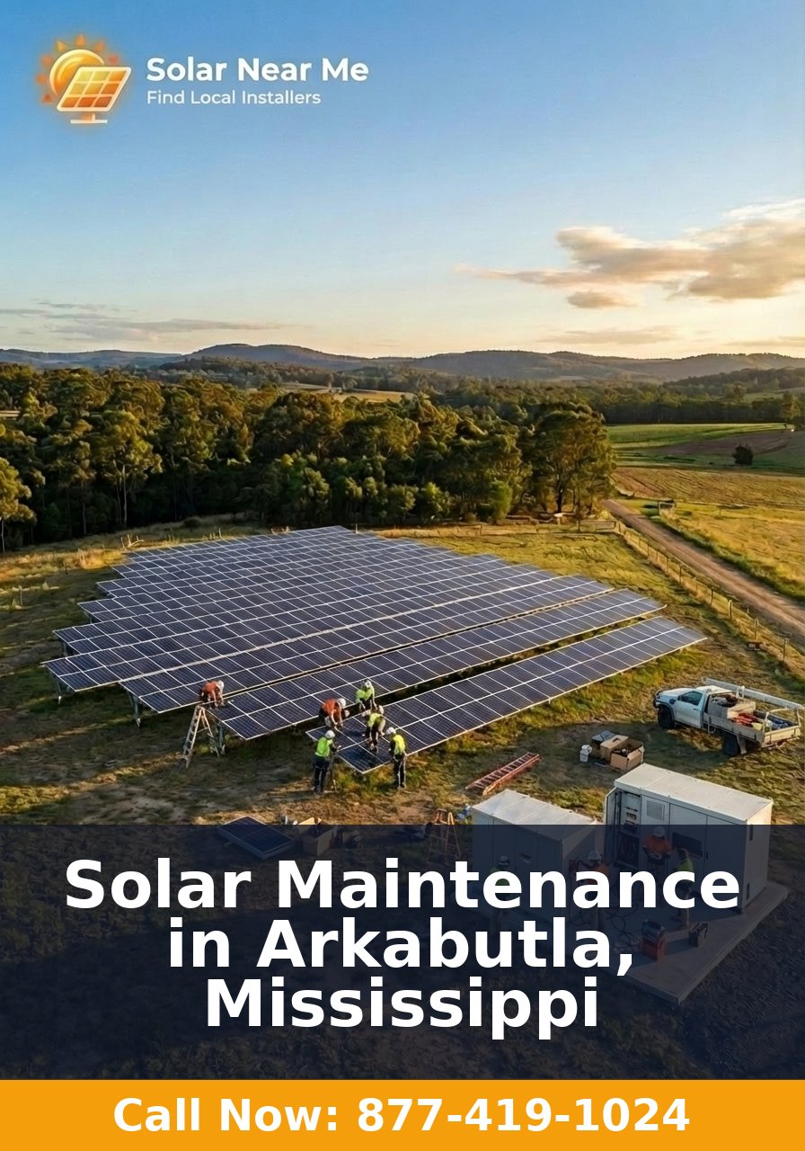 Solar Maintenance in Arkabutla, Mississippi
