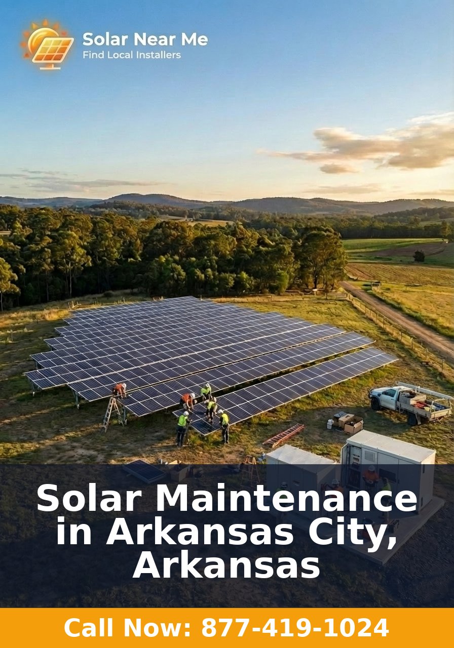 Solar Maintenance in Arkansas City, Arkansas