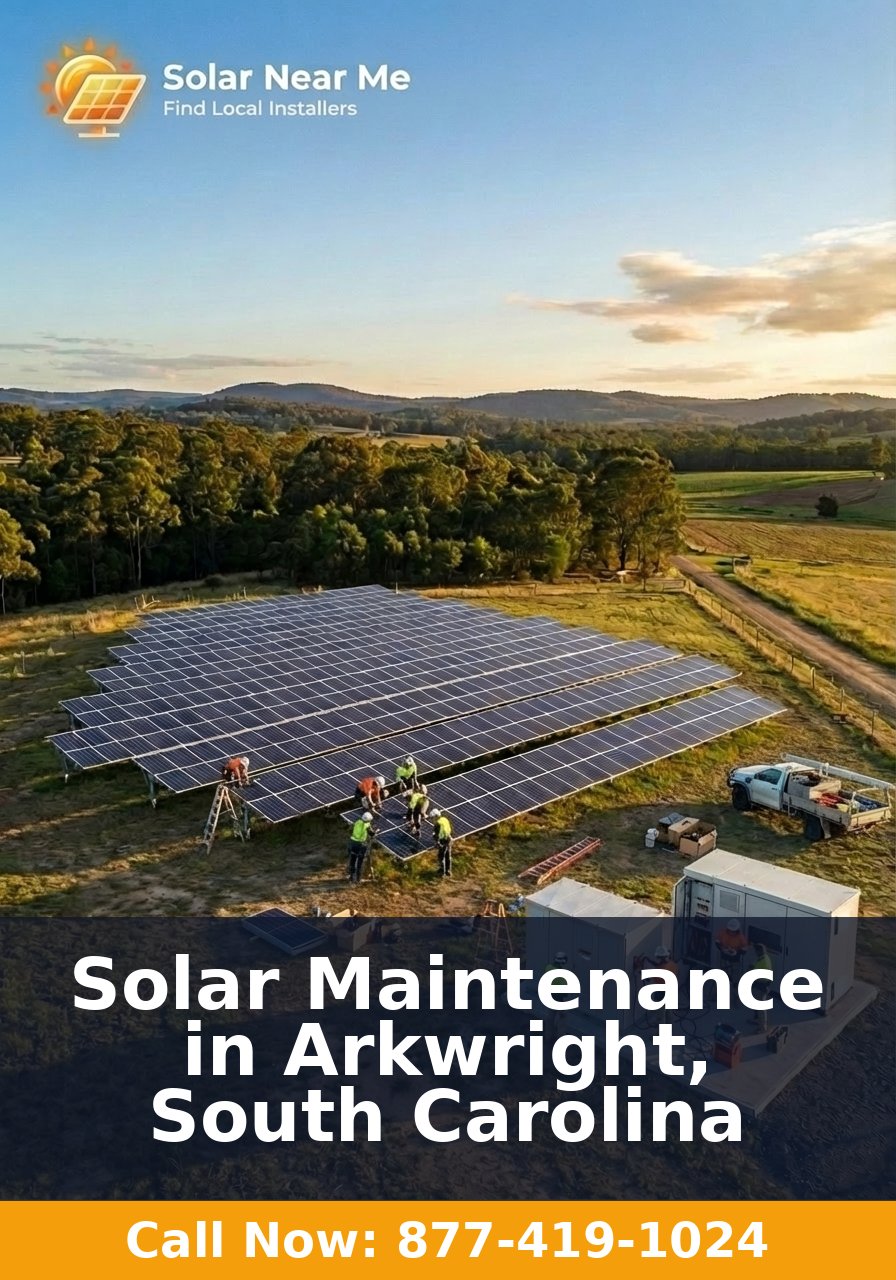 Solar Maintenance in Arkwright, South Carolina