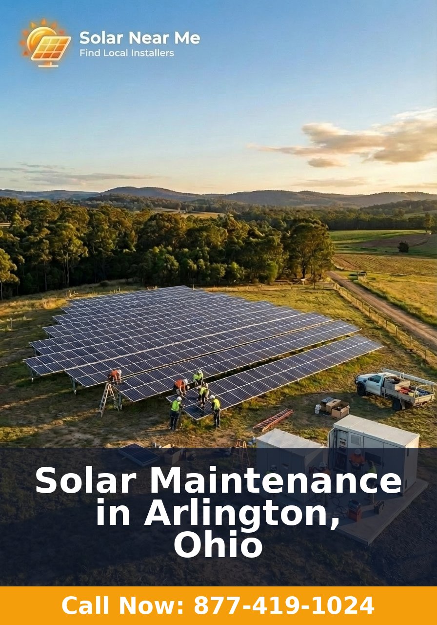 Solar Maintenance in Arlington, Ohio