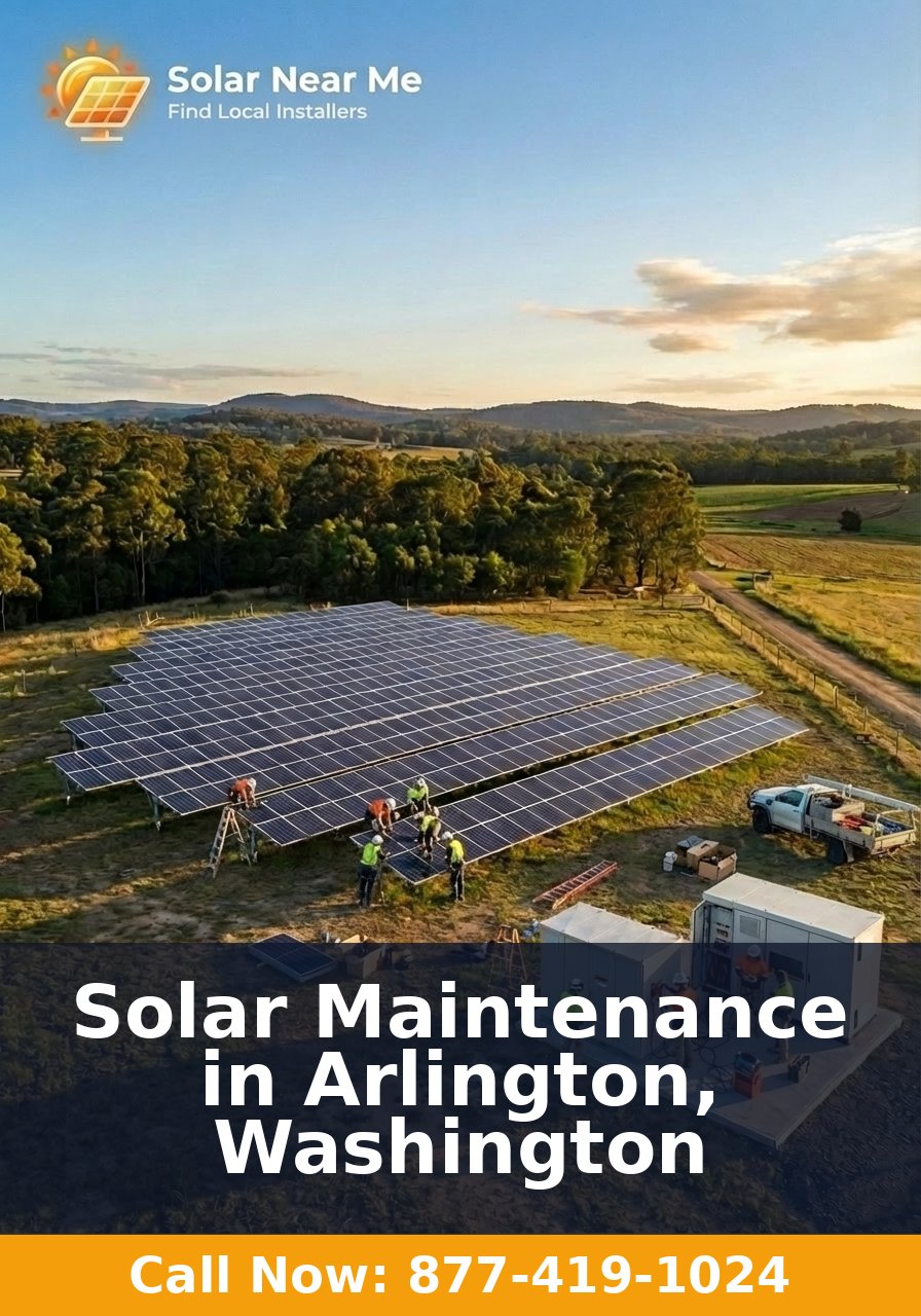 Solar Maintenance in Arlington, Washington