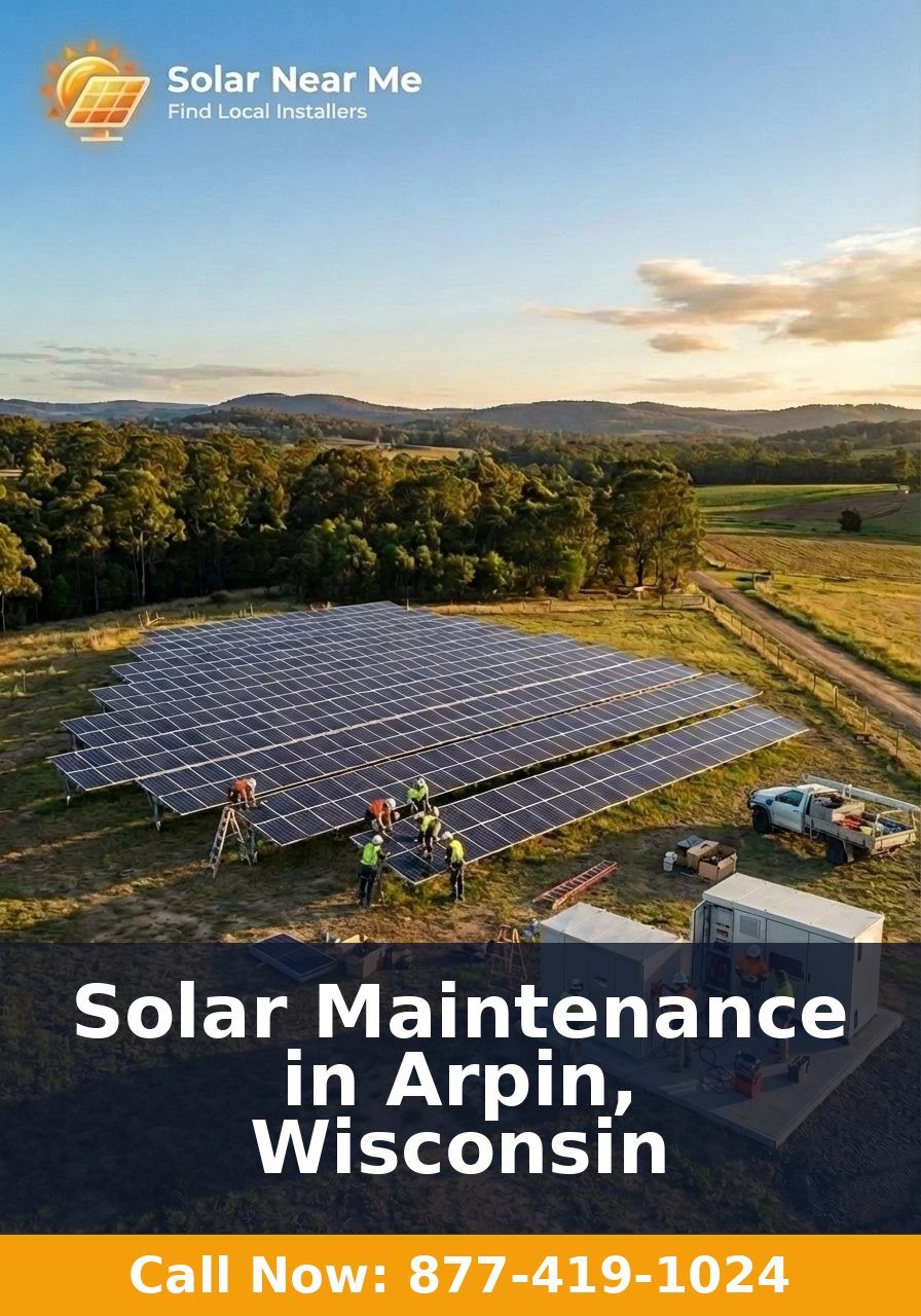 Solar Maintenance in Arpin, Wisconsin