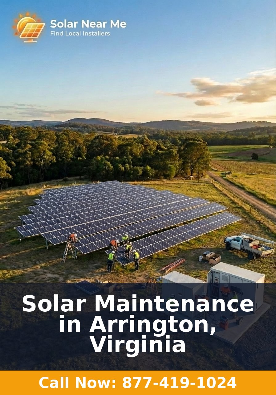 Solar Maintenance in Arrington, Virginia