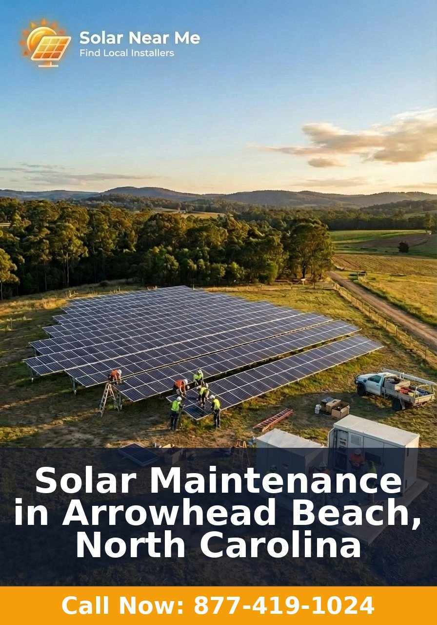 Solar Maintenance in Arrowhead Beach, North Carolina