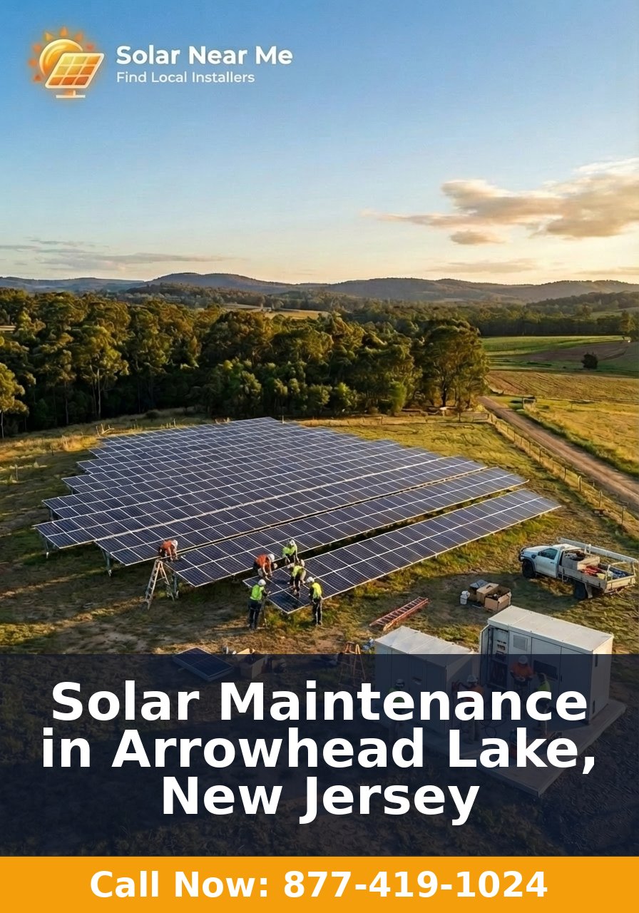 Solar Maintenance in Arrowhead Lake, New Jersey