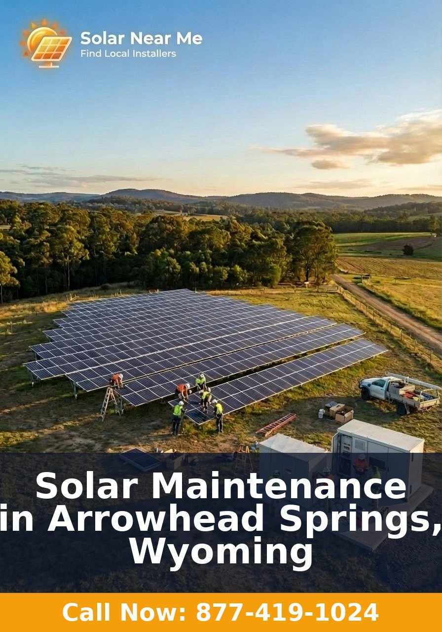 Solar Maintenance in Arrowhead Springs, Wyoming