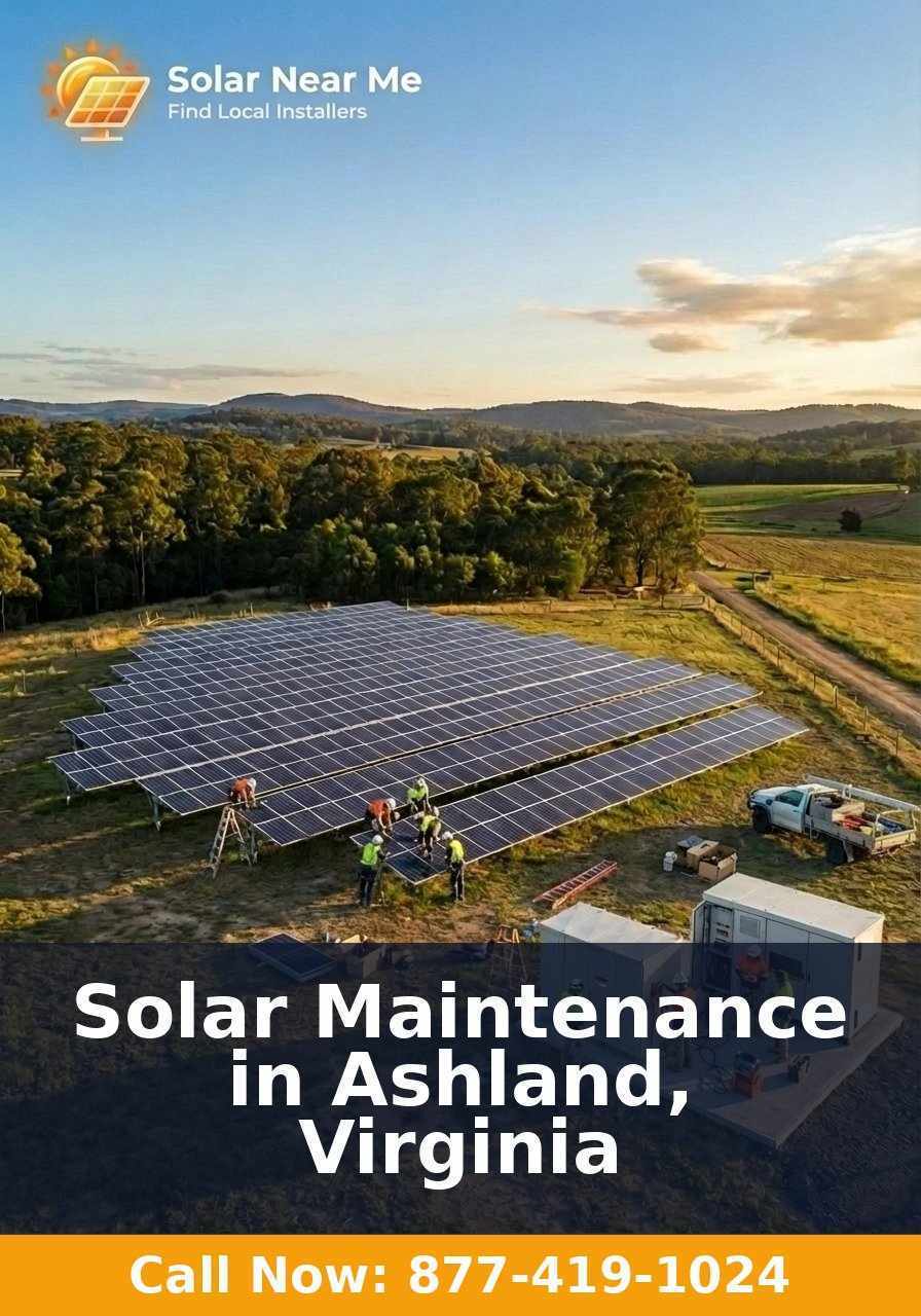 Solar Maintenance in Ashland, Virginia