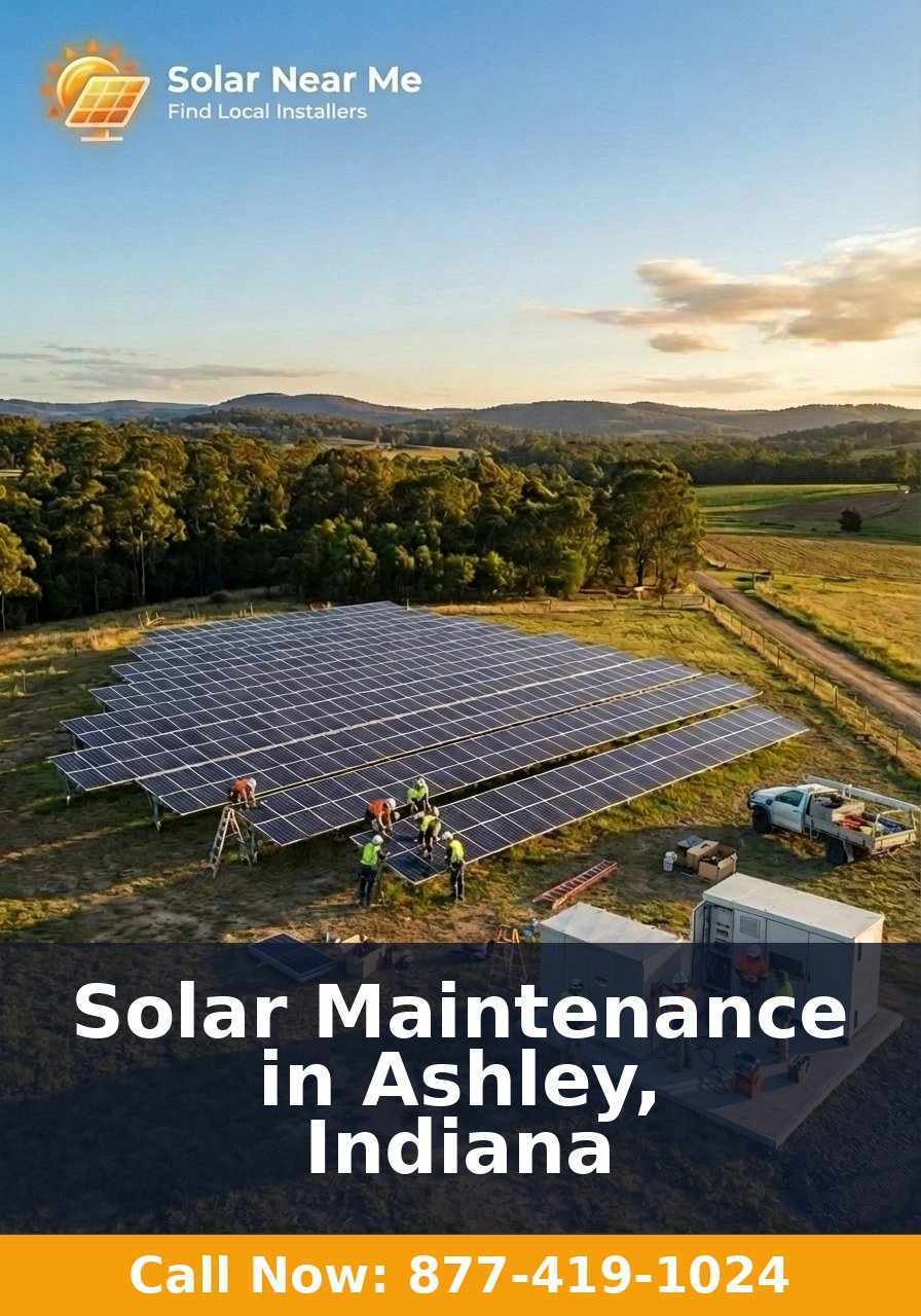 Solar Maintenance in Ashley, Indiana
