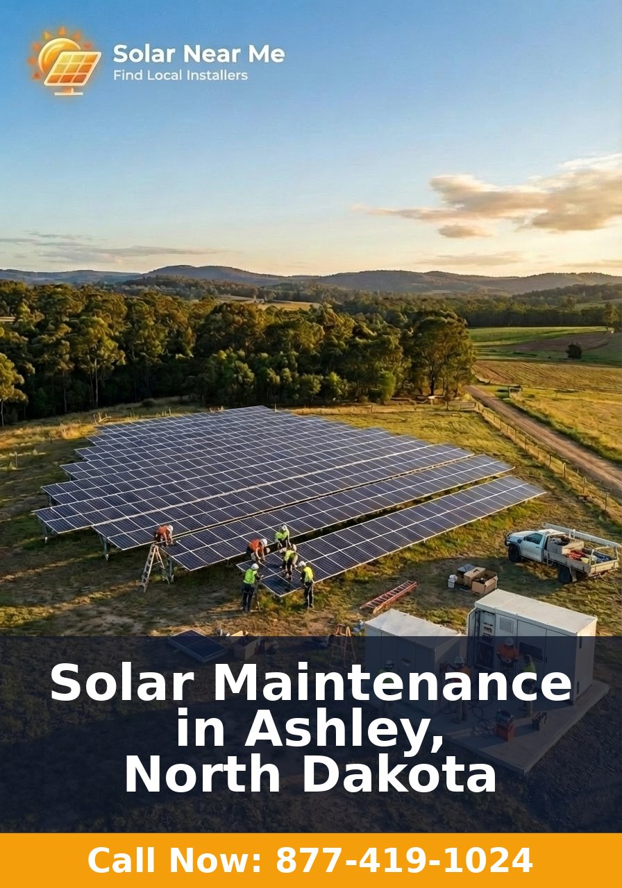 Solar Maintenance in Ashley, North Dakota