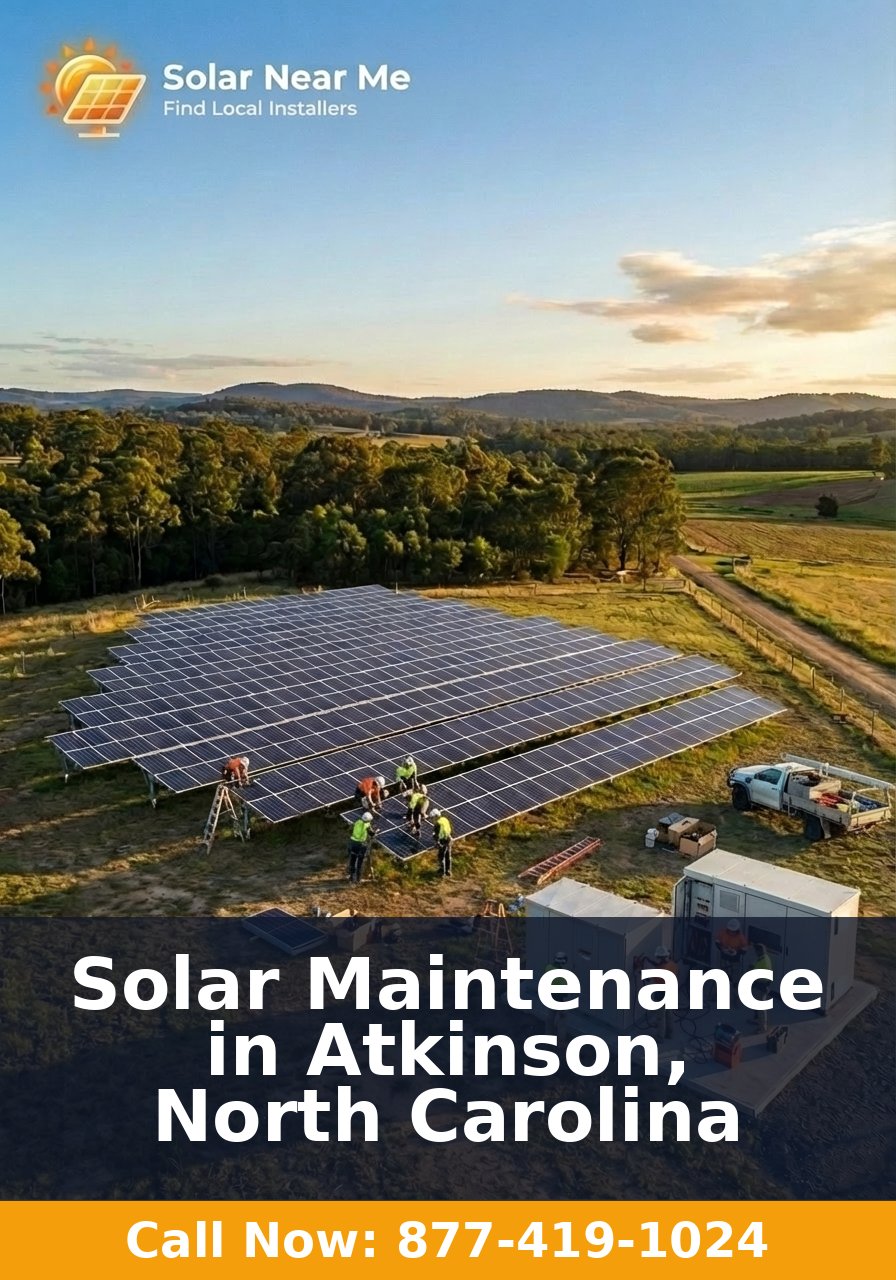 Solar Maintenance in Atkinson, North Carolina