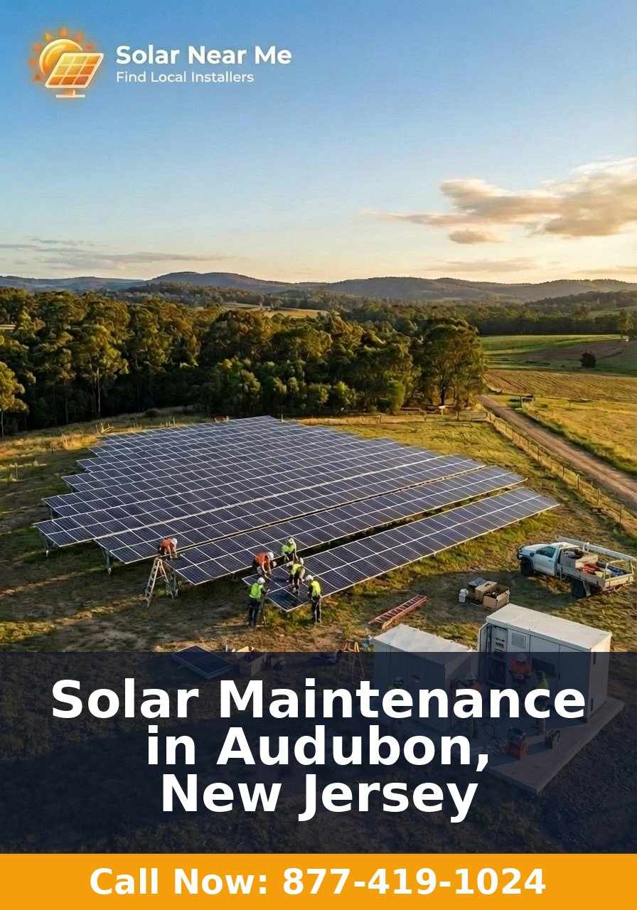 Solar Maintenance in Audubon, New Jersey
