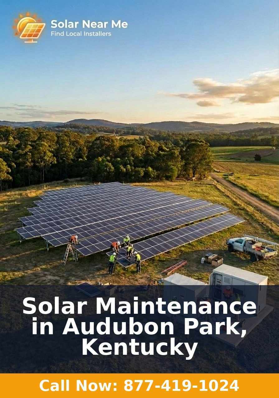 Solar Maintenance in Audubon Park, Kentucky