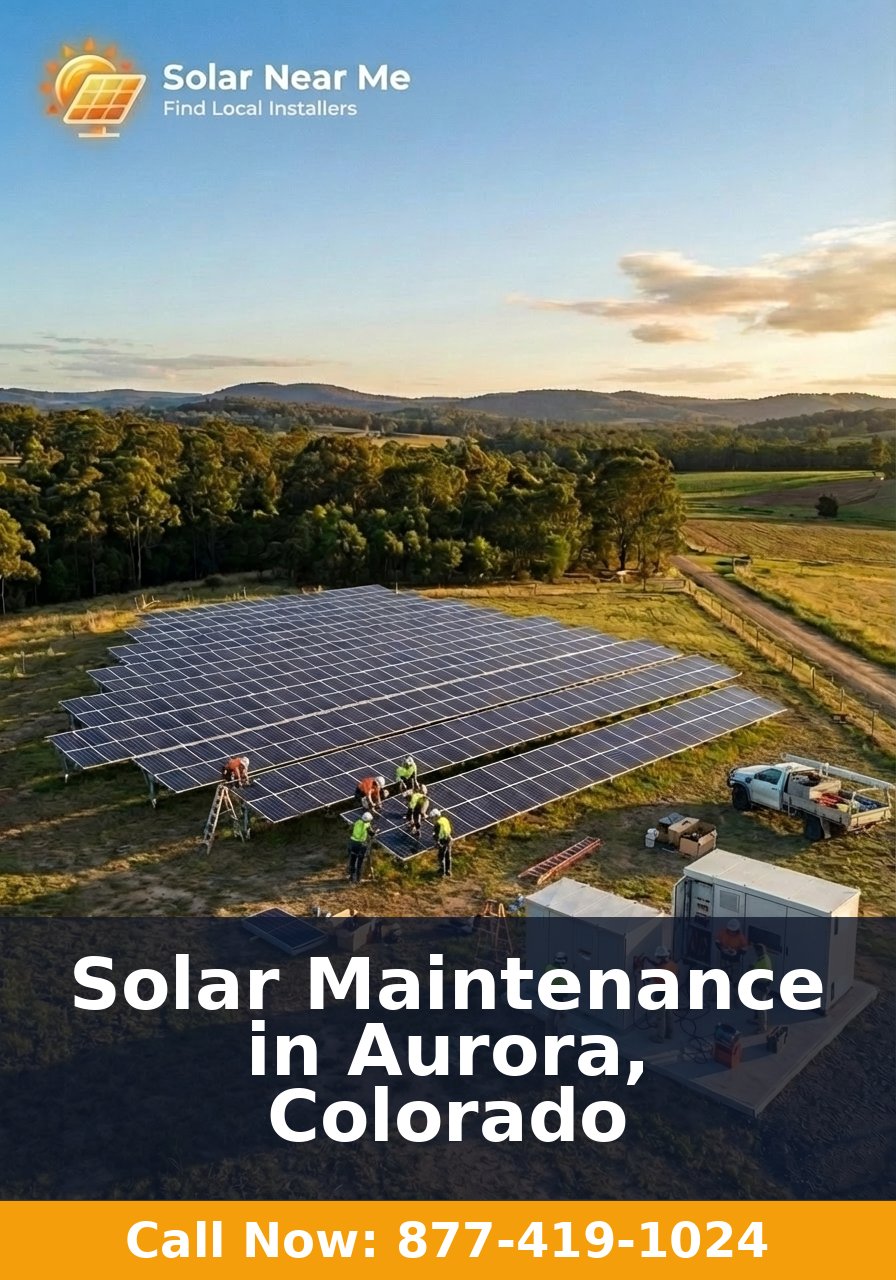 Solar Maintenance in Aurora, Colorado