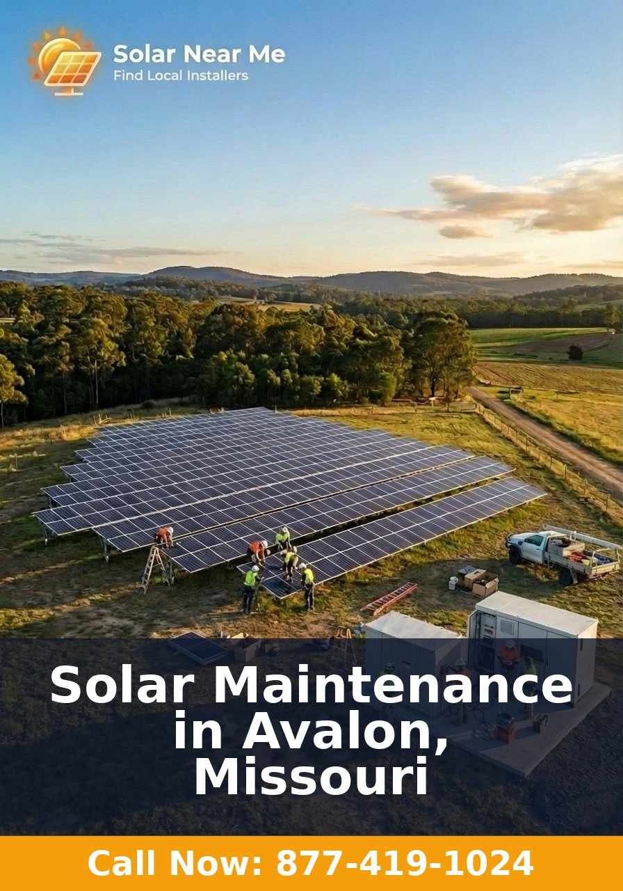 Solar Maintenance in Avalon, Missouri