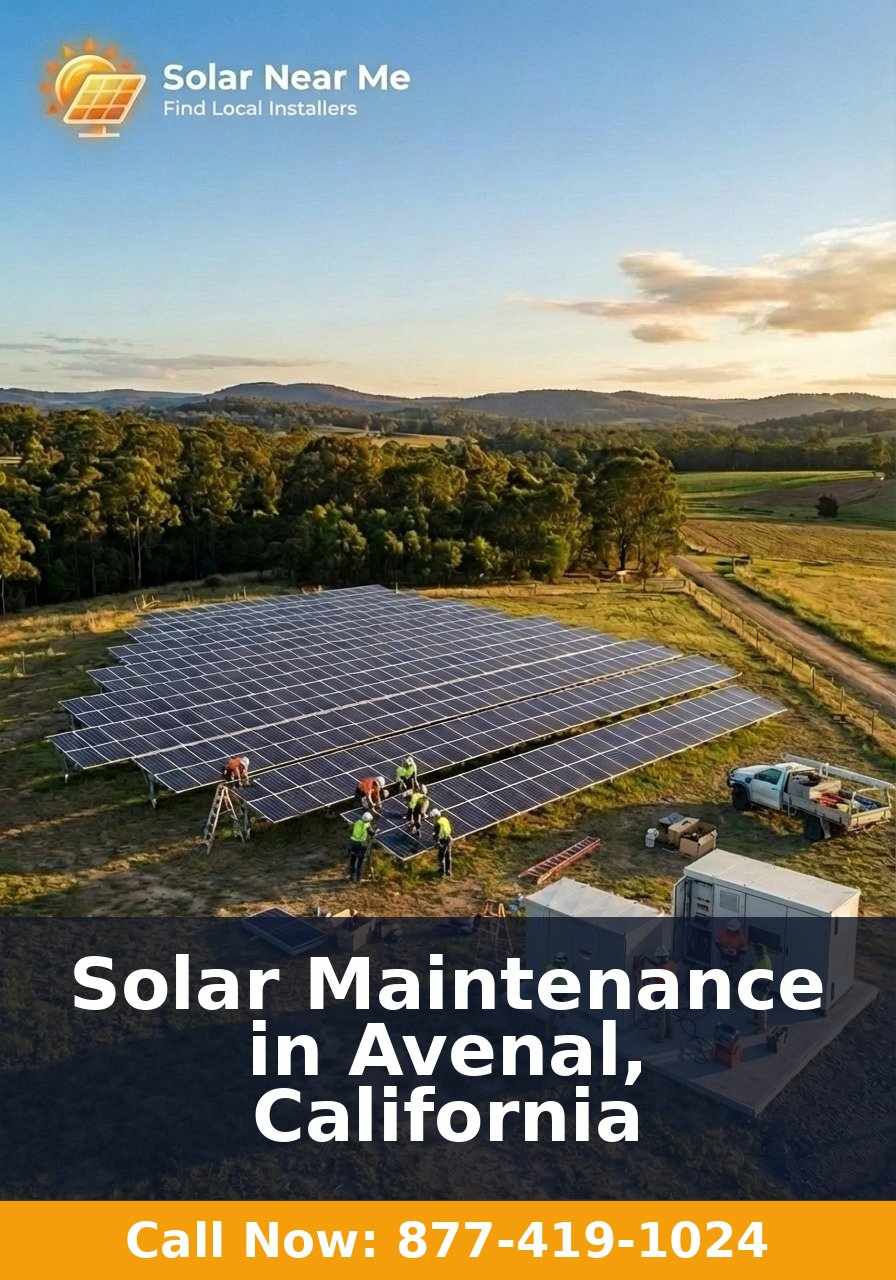 Solar Maintenance in Avenal, California