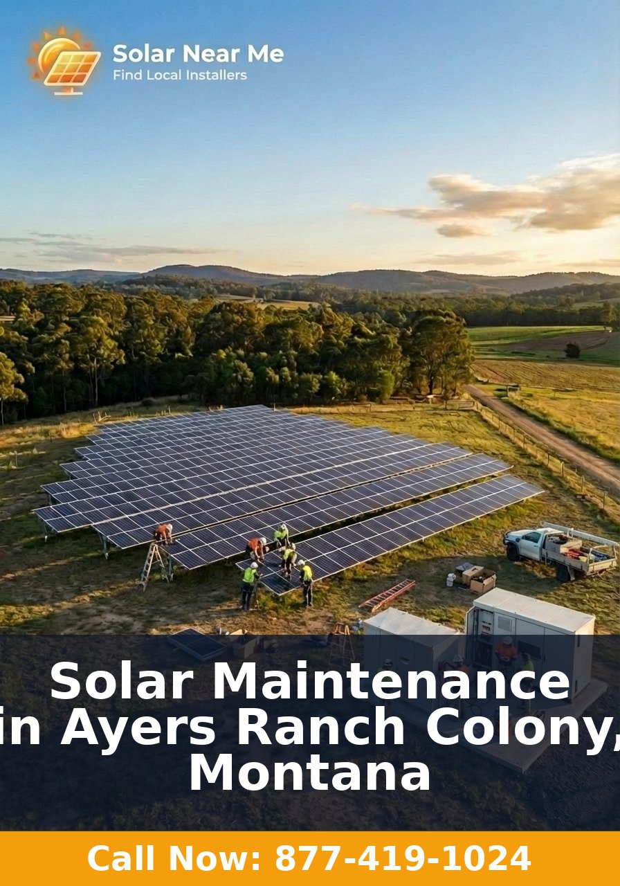 Solar Maintenance in Ayers Ranch Colony, Montana