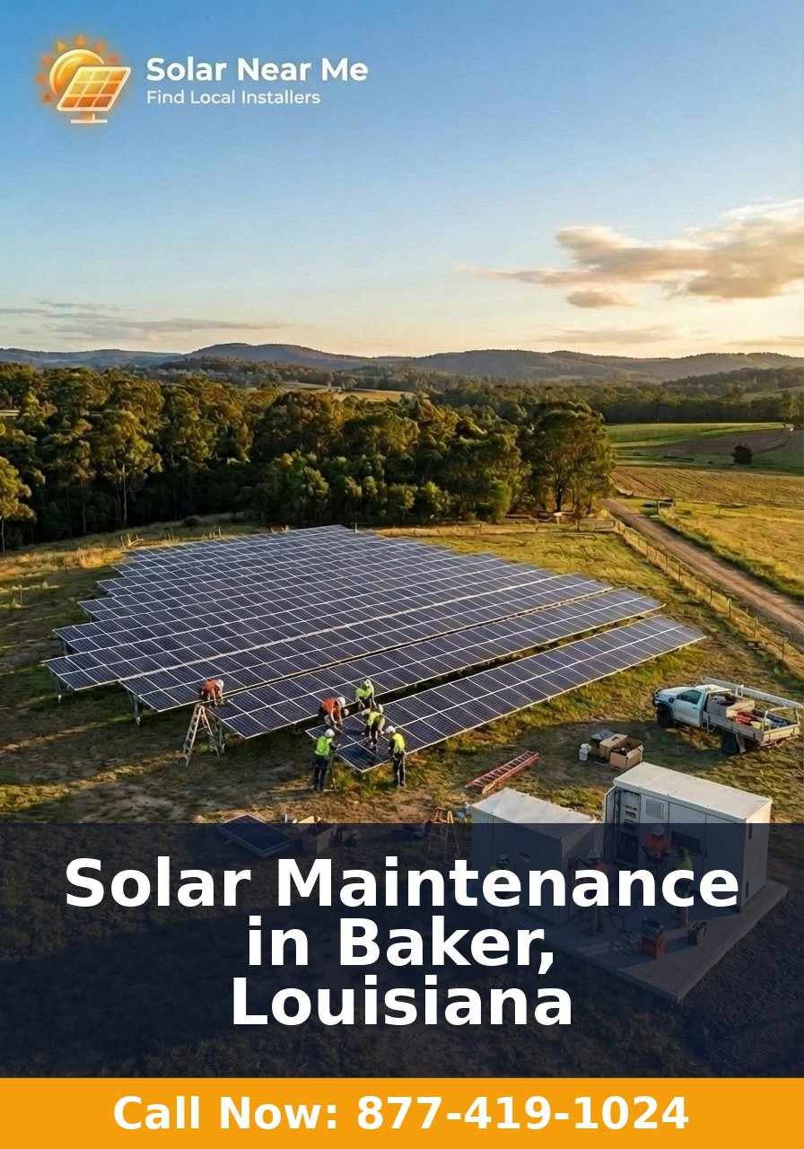 Solar Maintenance in Baker, Louisiana
