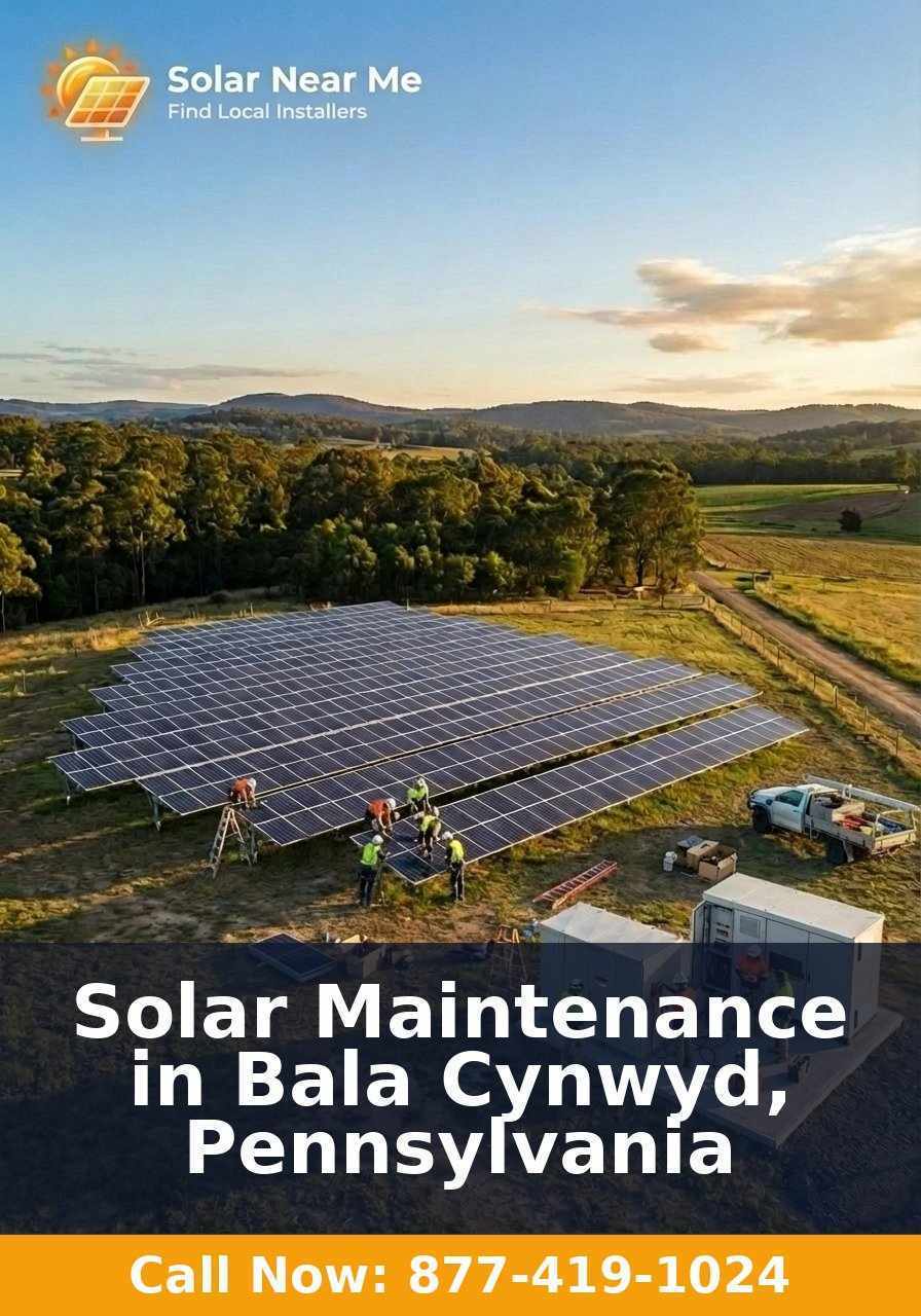 Solar Maintenance in Bala Cynwyd, Pennsylvania