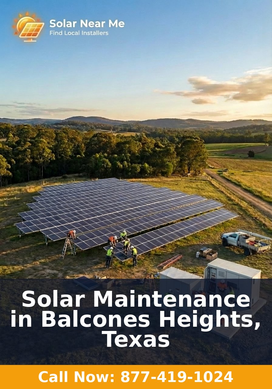 Solar Maintenance in Balcones Heights, Texas