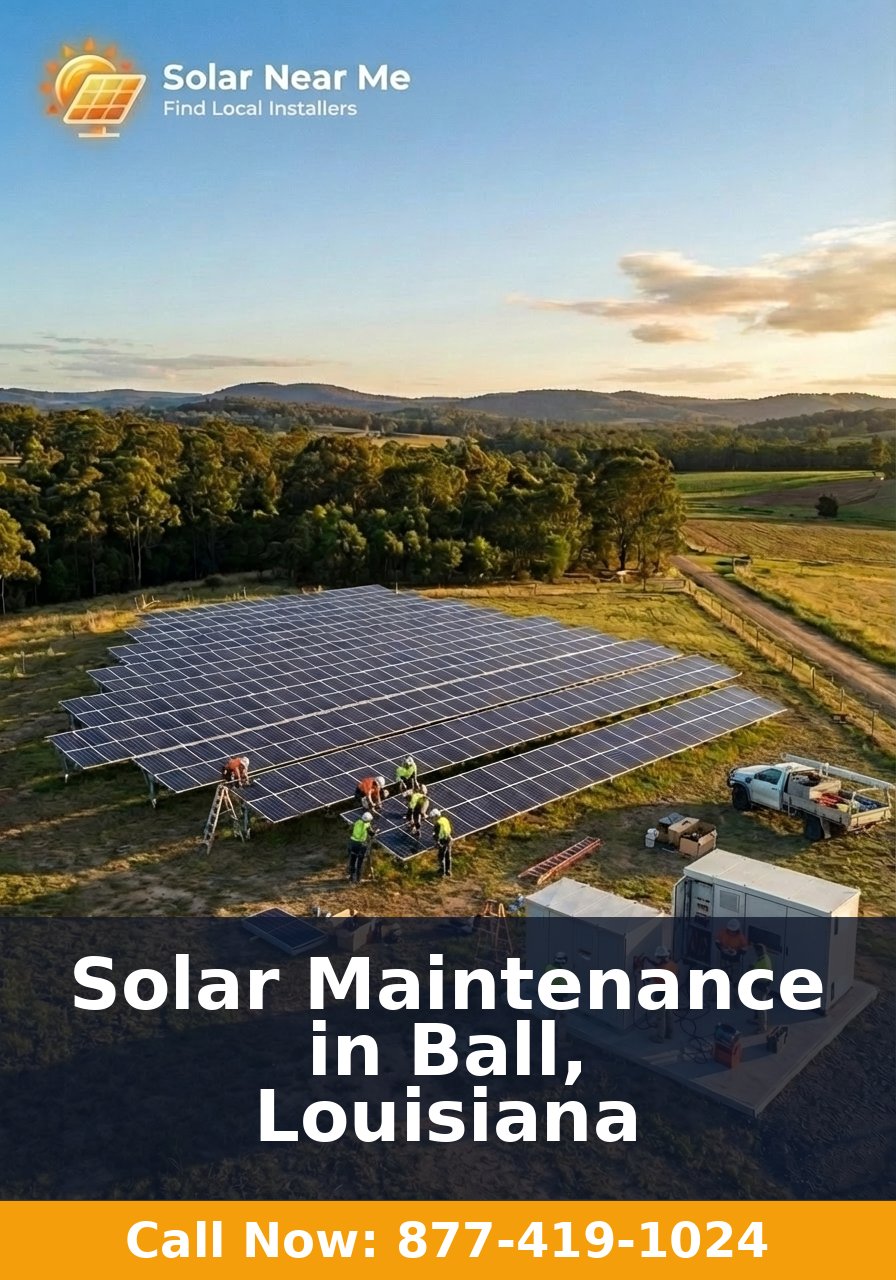 Solar Maintenance in Ball, Louisiana