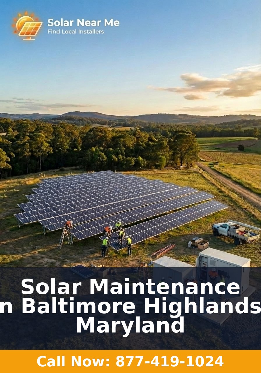 Solar Maintenance in Baltimore Highlands, Maryland