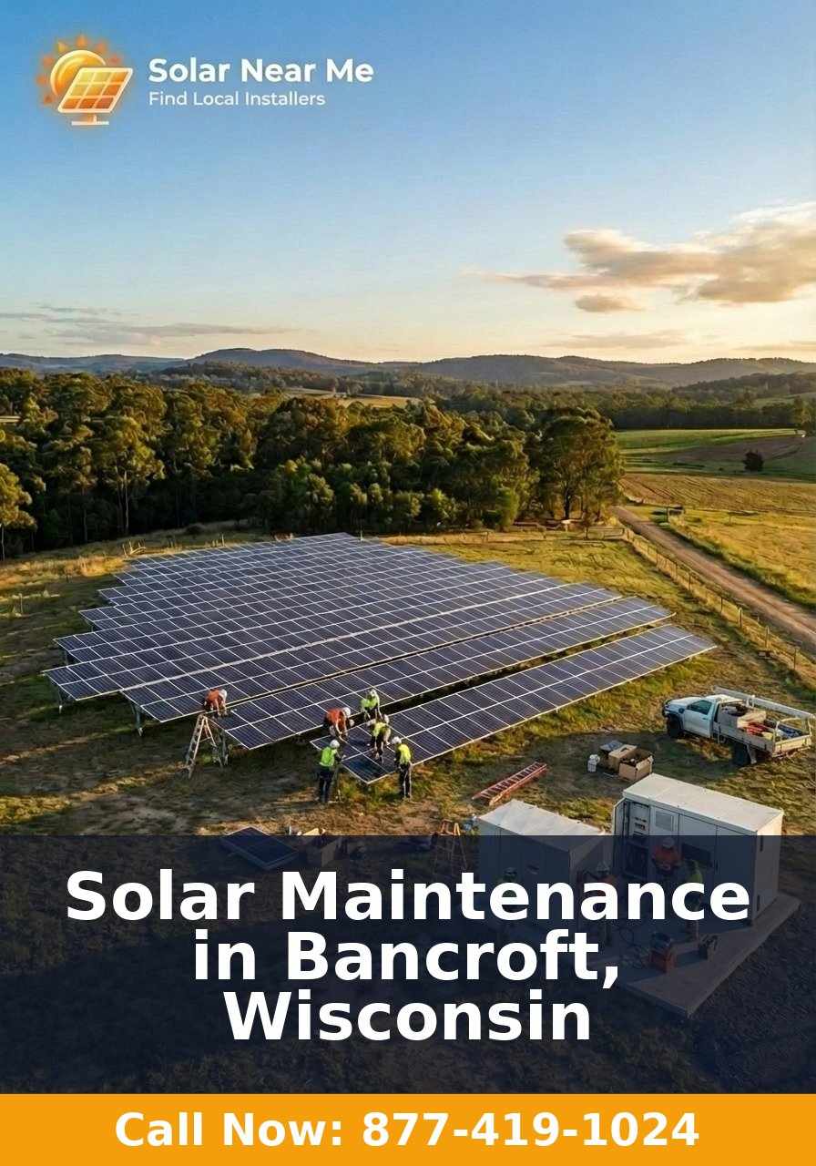 Solar Maintenance in Bancroft, Wisconsin