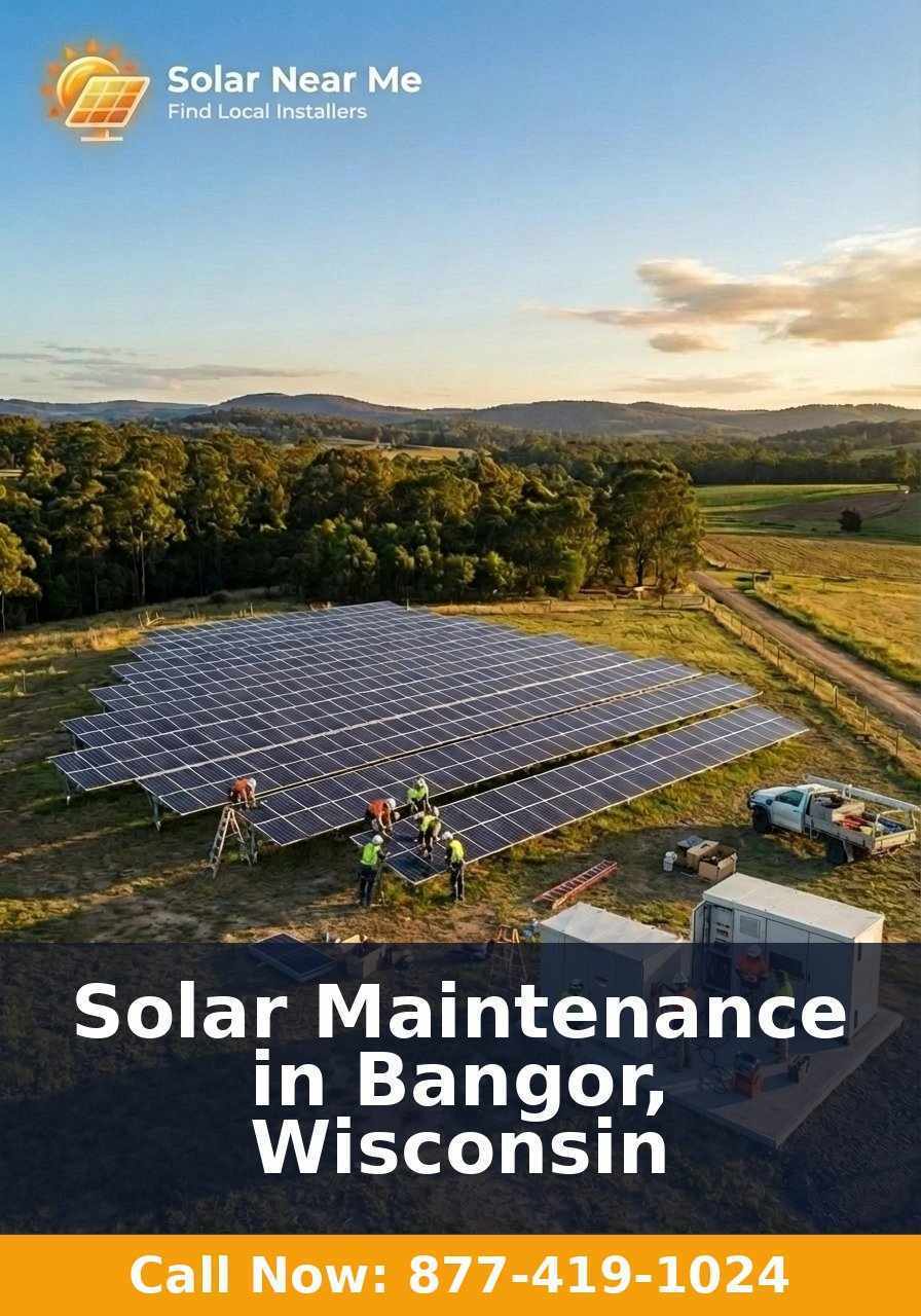 Solar Maintenance in Bangor, Wisconsin