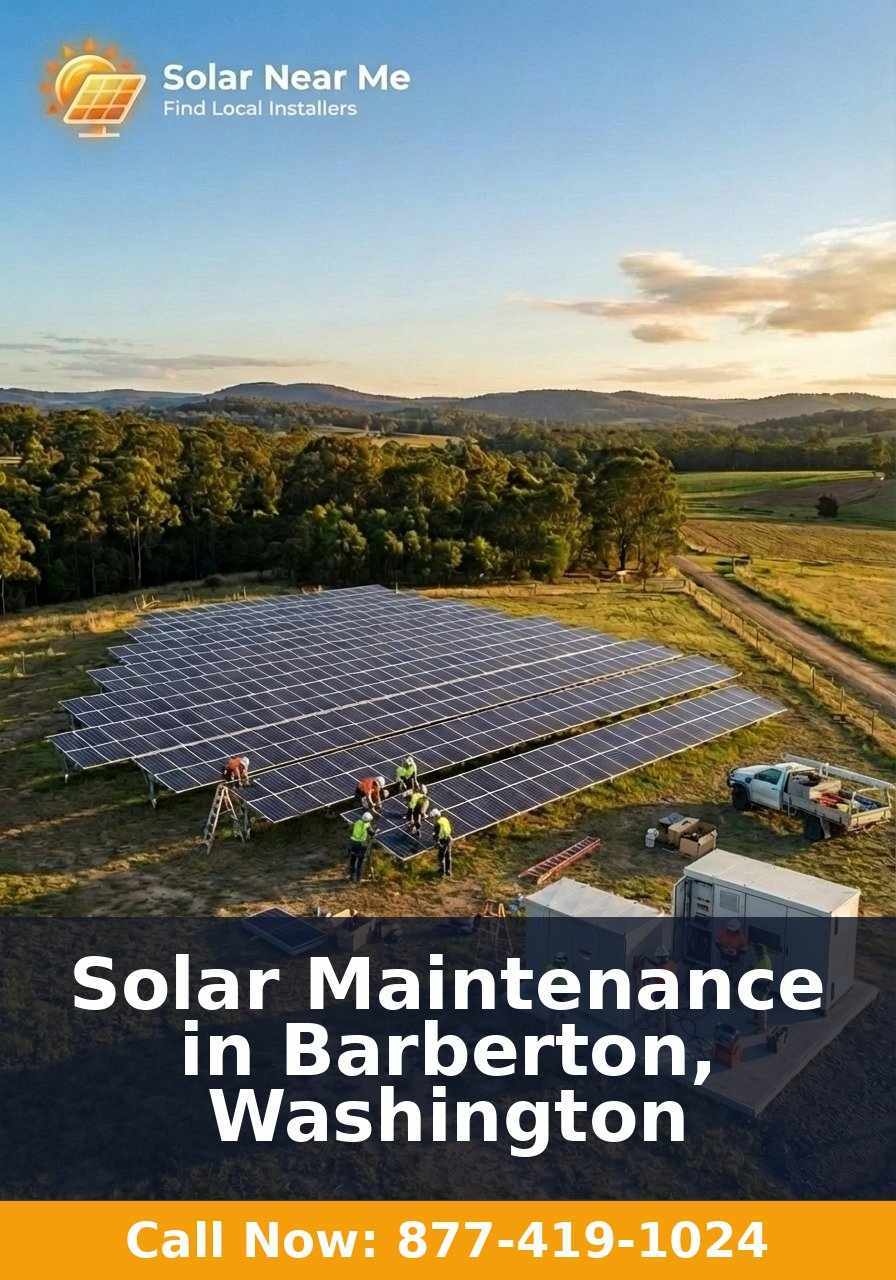 Solar Maintenance in Barberton, Washington