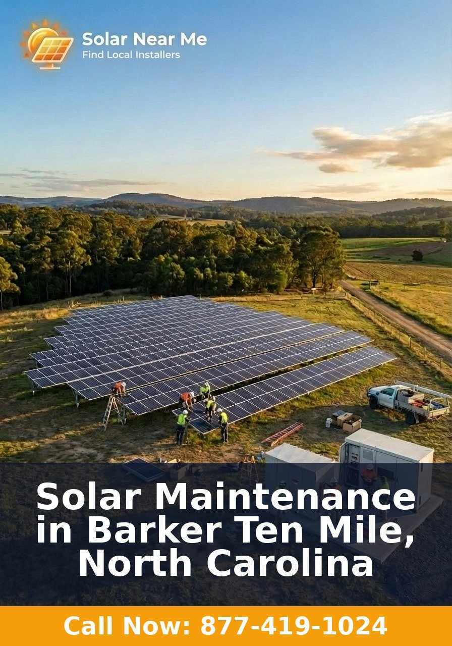 Solar Maintenance in Barker Ten Mile, North Carolina