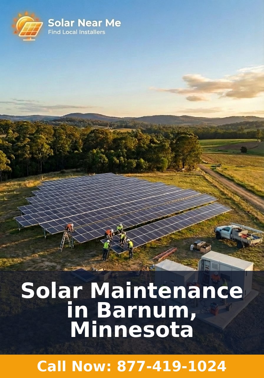 Solar Maintenance in Barnum, Minnesota