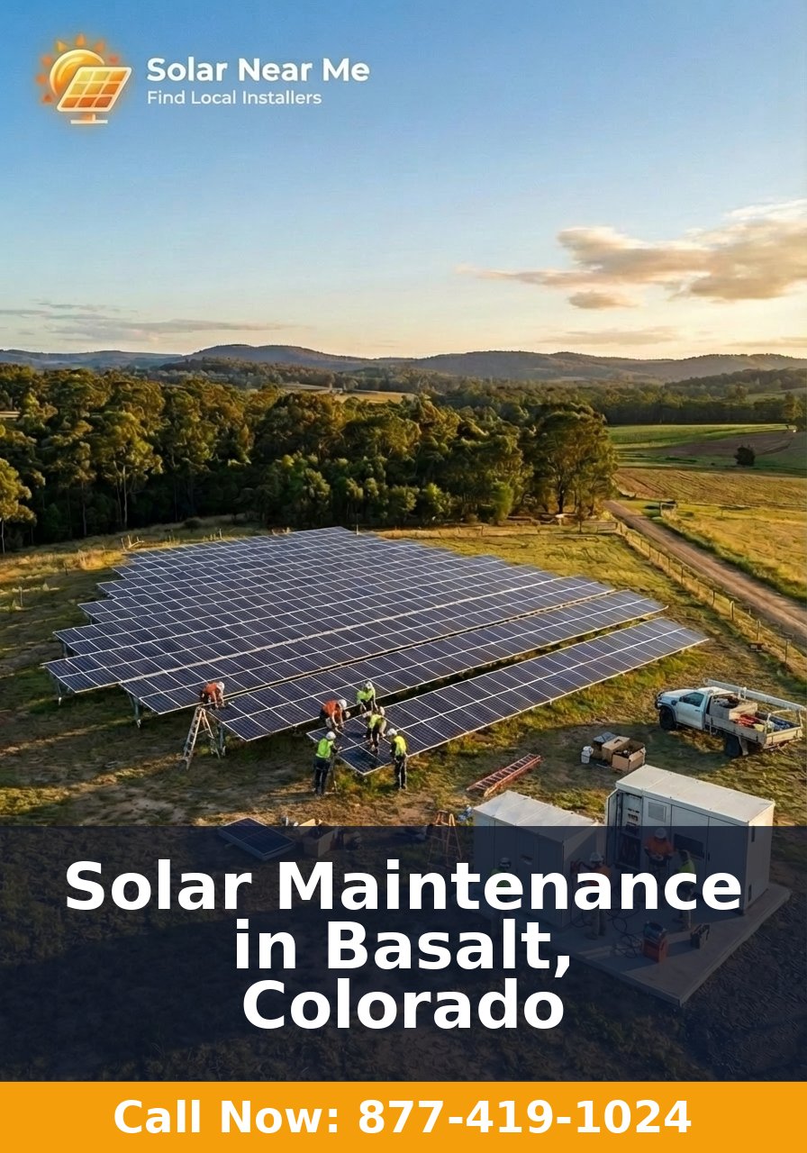 Solar Maintenance in Basalt, Colorado