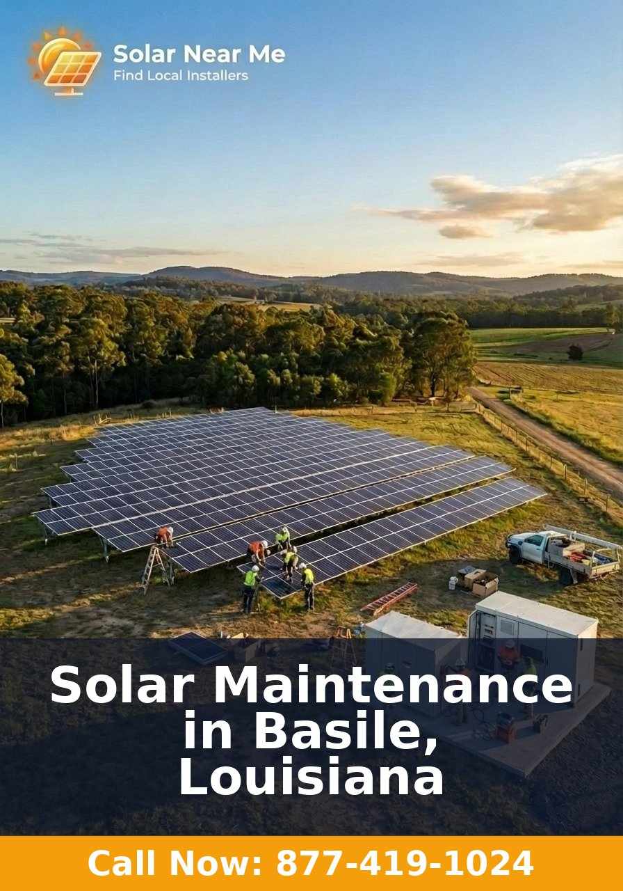 Solar Maintenance in Basile, Louisiana