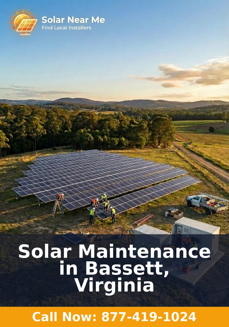 Solar Maintenance in Bassett, Virginia