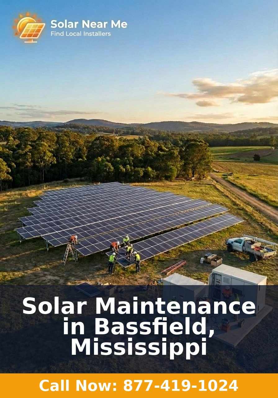 Solar Maintenance in Bassfield, Mississippi