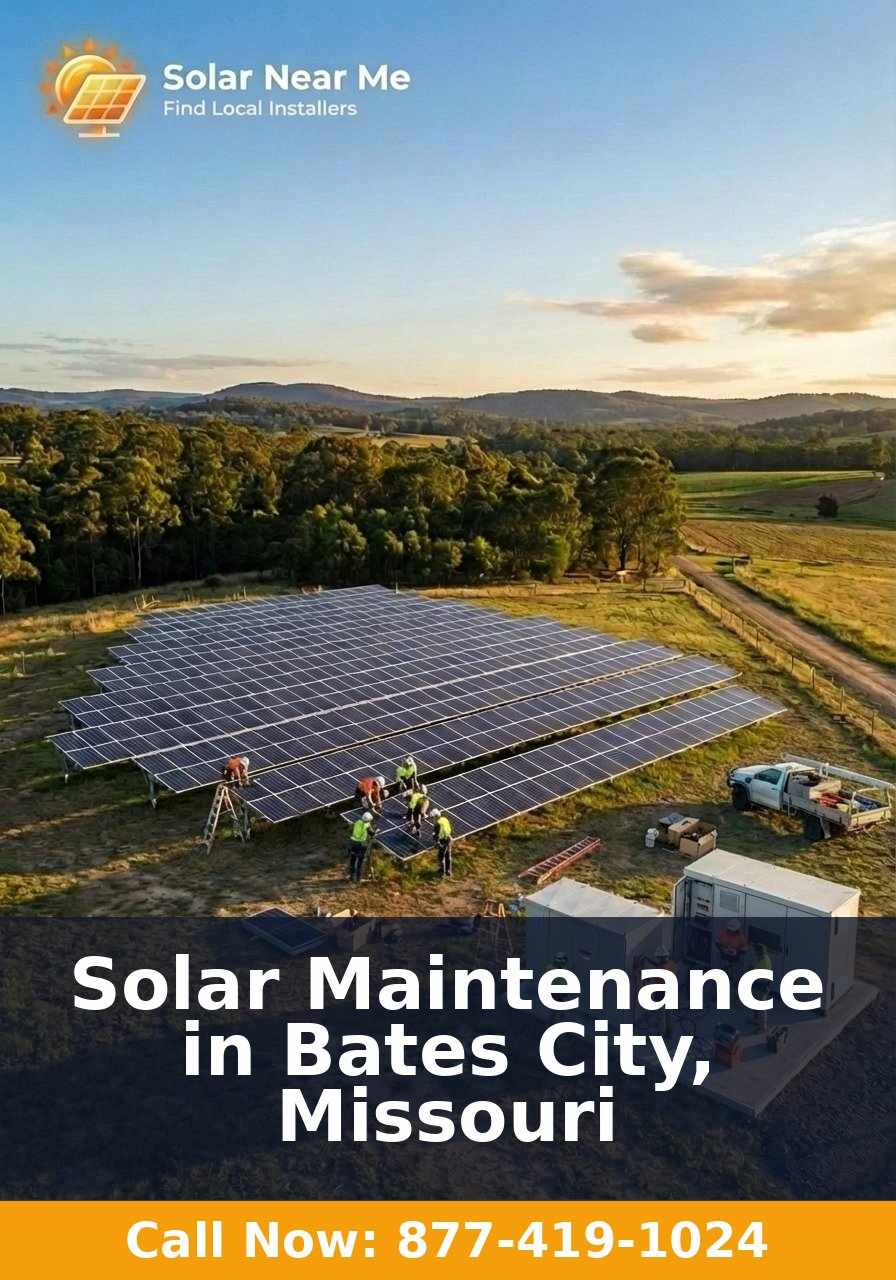 Solar Maintenance in Bates City, Missouri