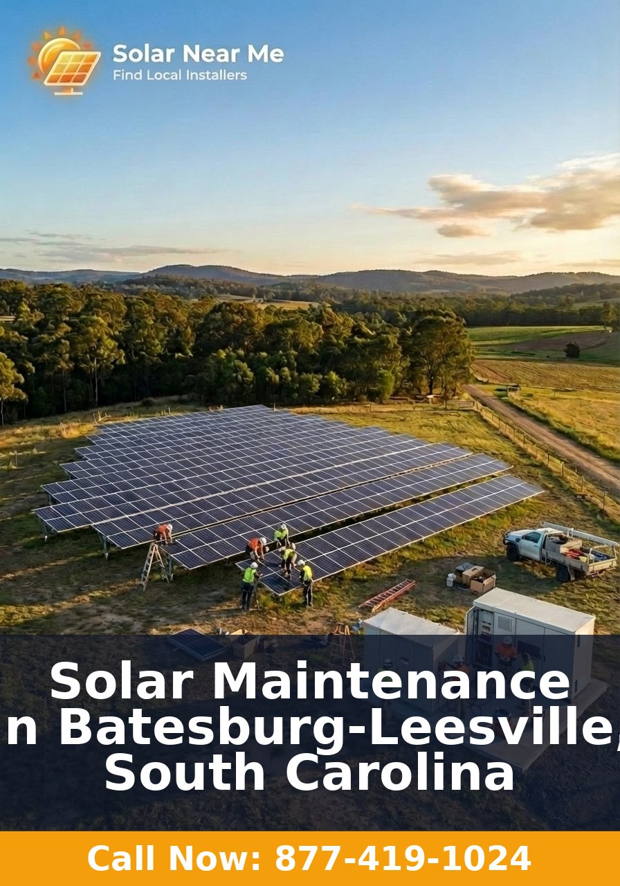 Solar Maintenance in Batesburg-Leesville, South Carolina