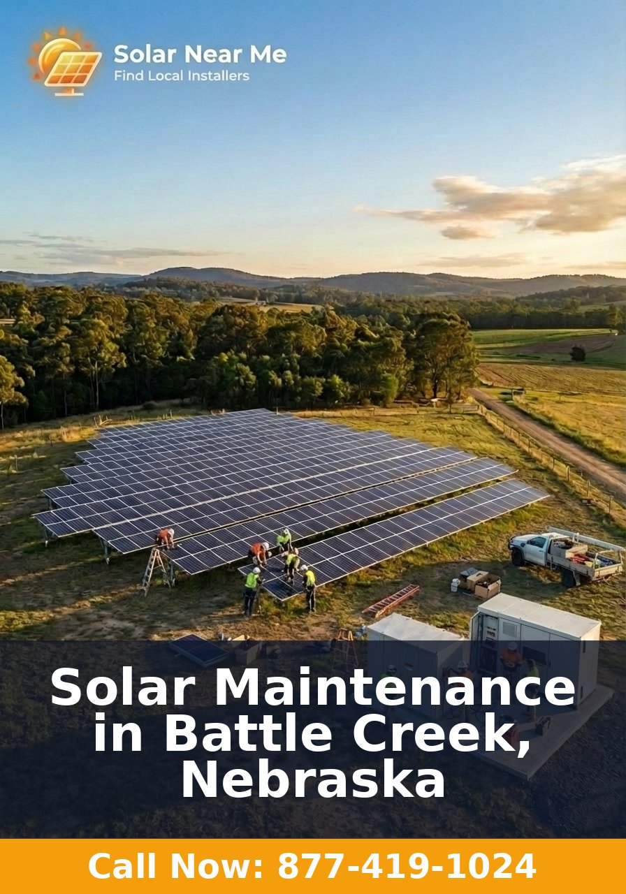 Solar Maintenance in Battle Creek, Nebraska