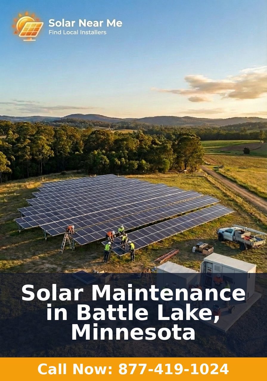 Solar Maintenance in Battle Lake, Minnesota