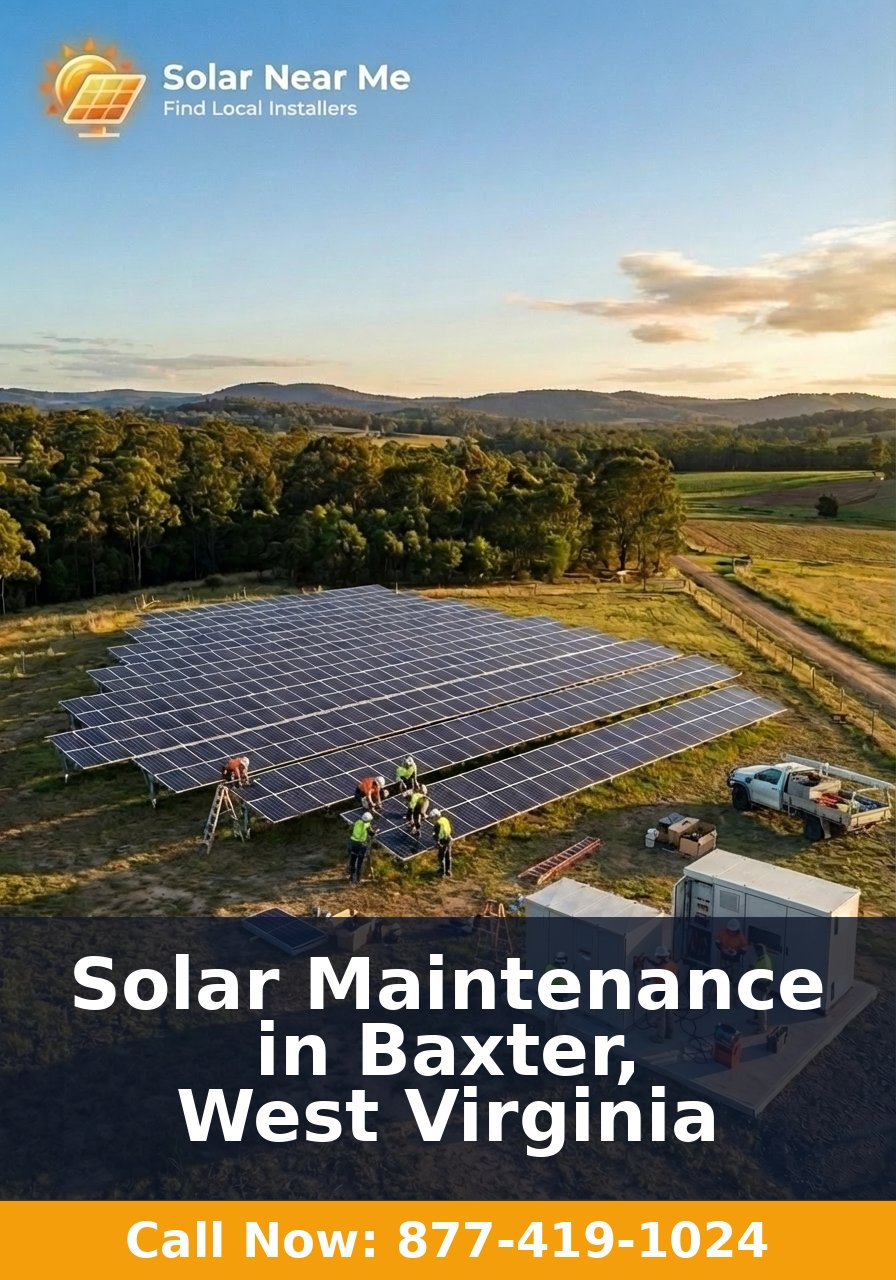 Solar Maintenance in Baxter, West Virginia