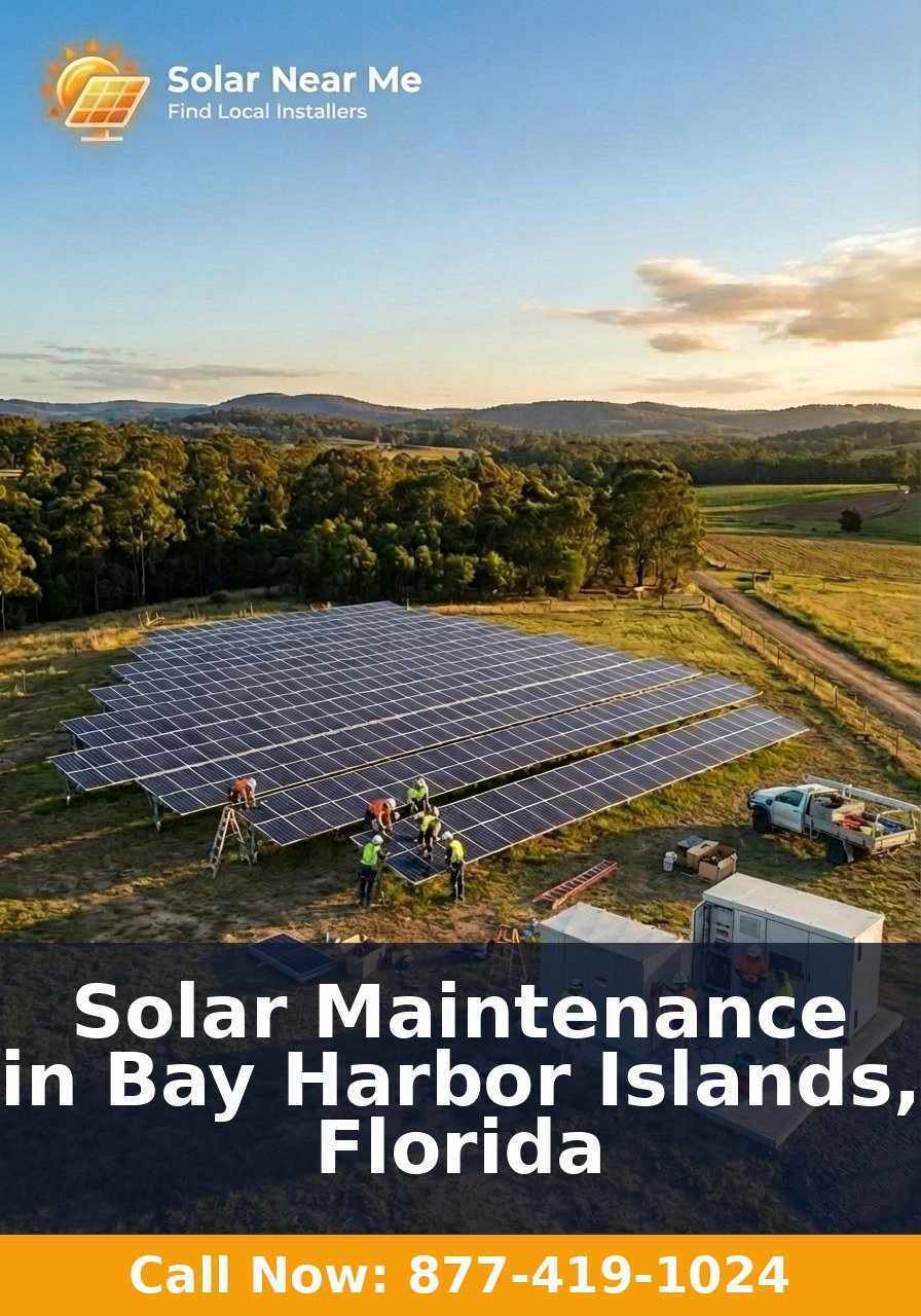 Solar Maintenance in Bay Harbor Islands, Florida