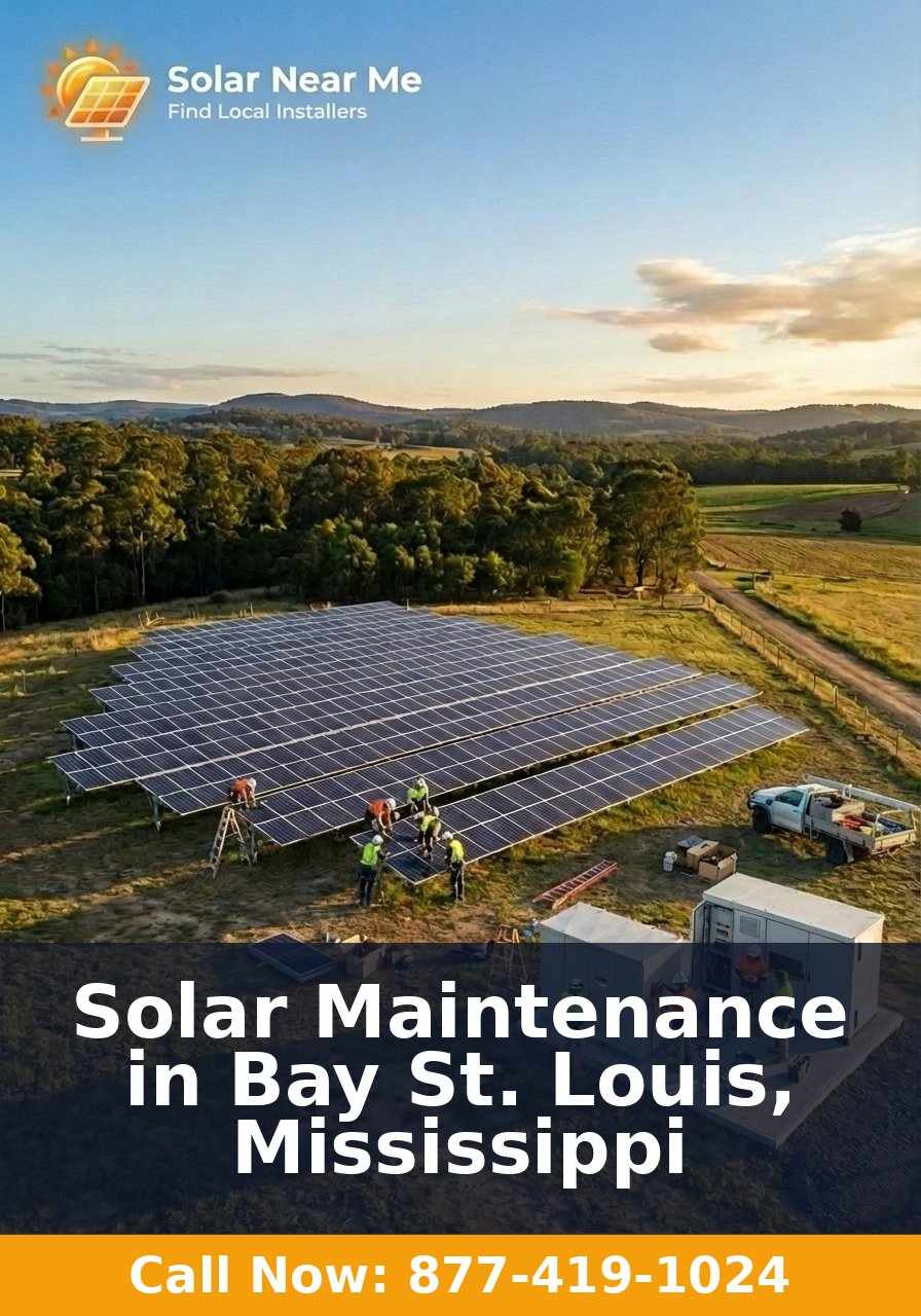 Solar Maintenance in Bay St. Louis, Mississippi