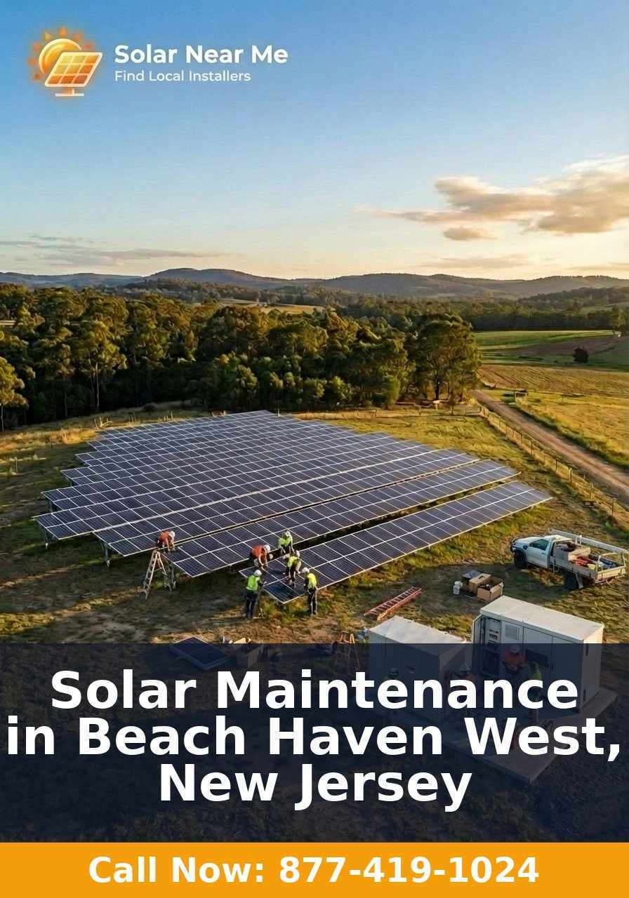 Solar Maintenance in Beach Haven West, New Jersey