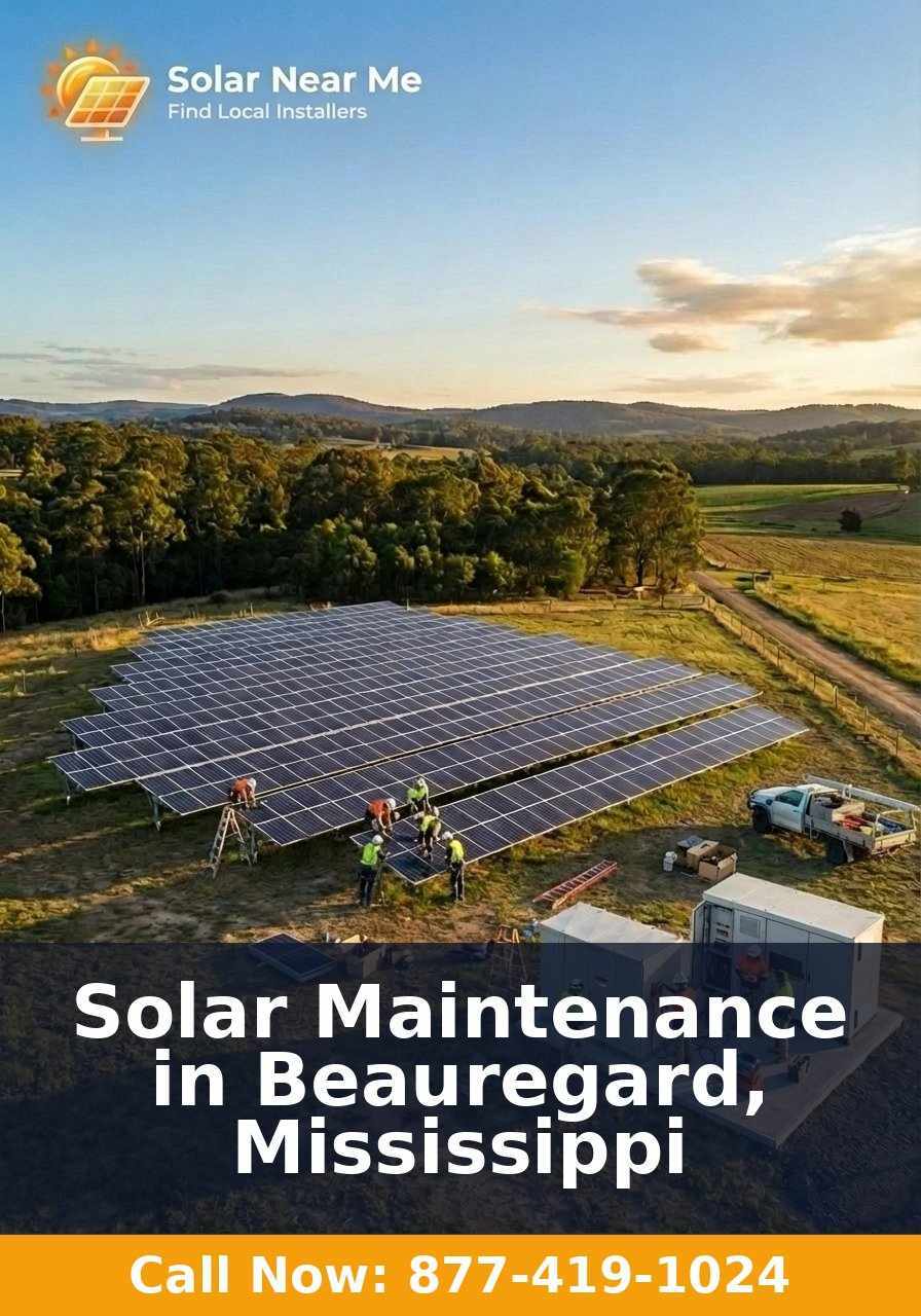Solar Maintenance in Beauregard, Mississippi