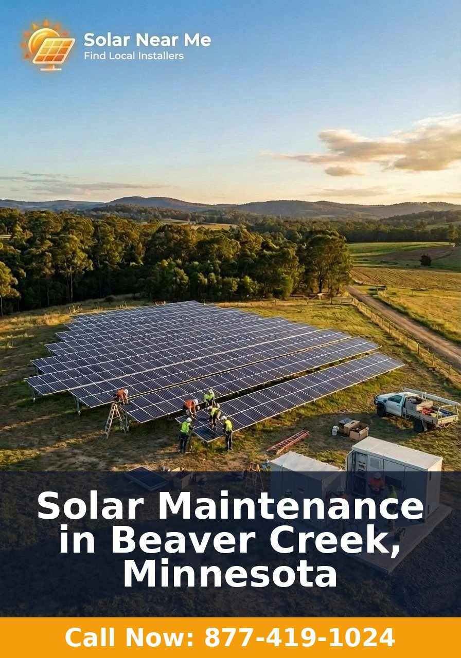 Solar Maintenance in Beaver Creek, Minnesota