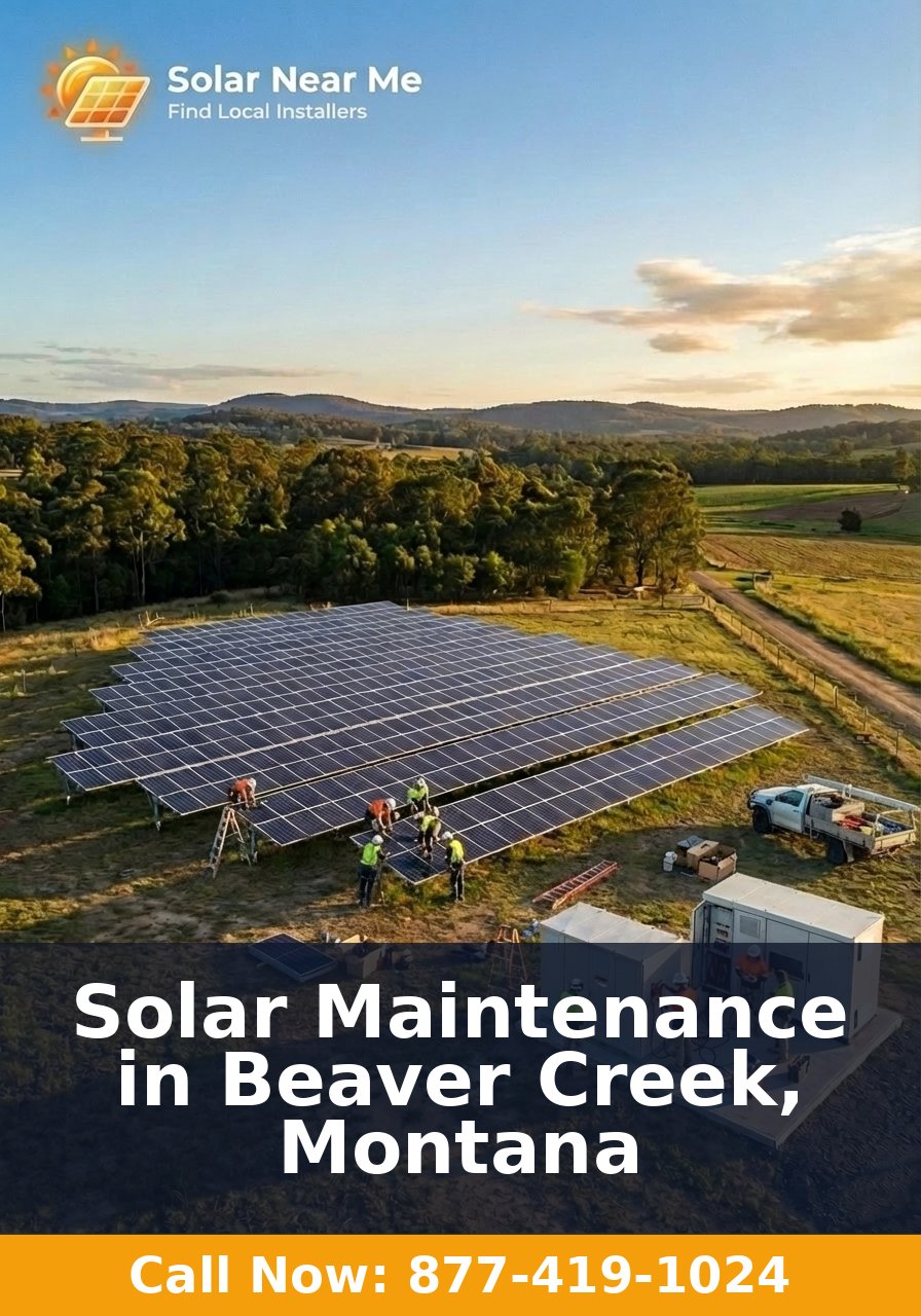 Solar Maintenance in Beaver Creek, Montana