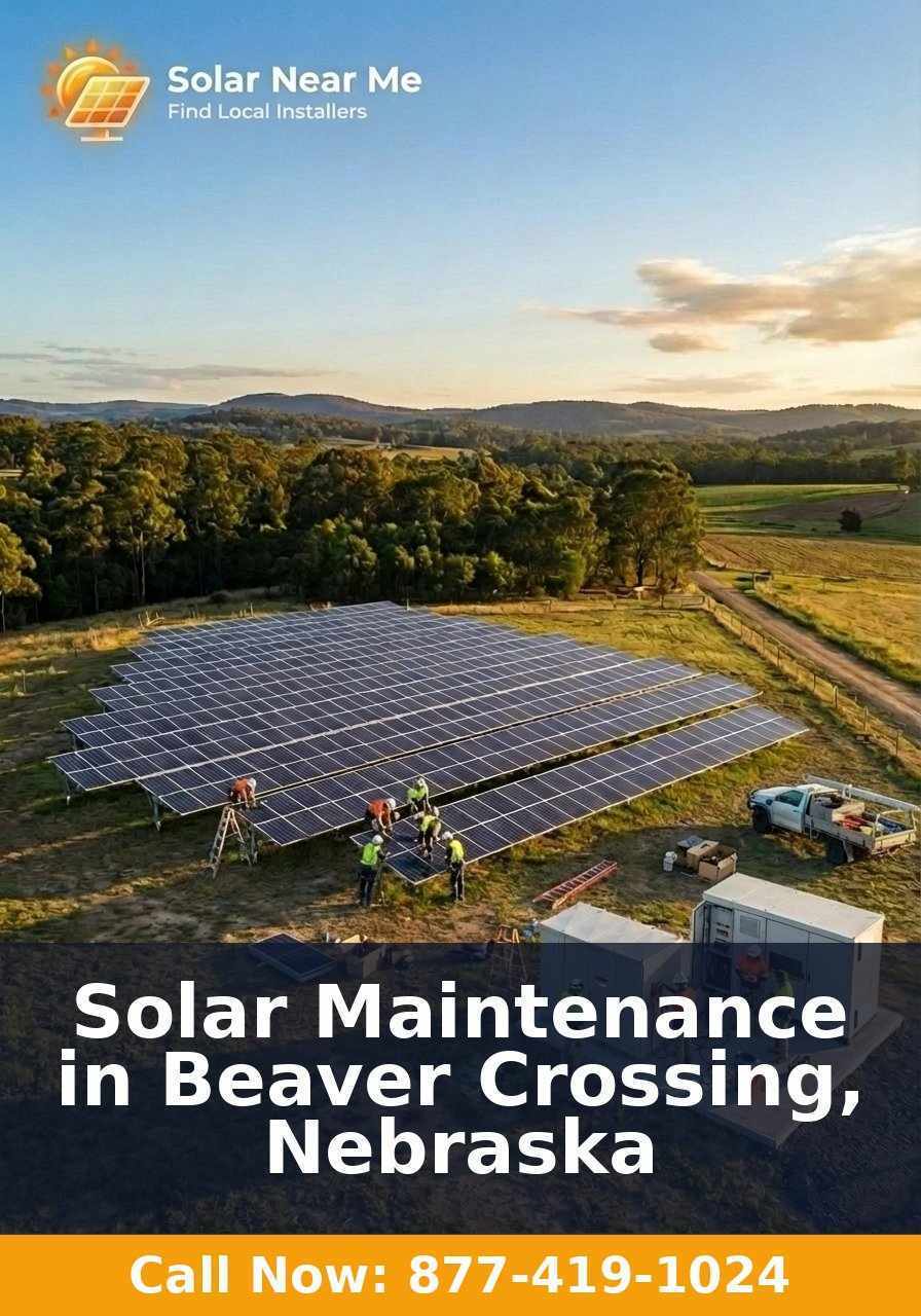 Solar Maintenance in Beaver Crossing, Nebraska