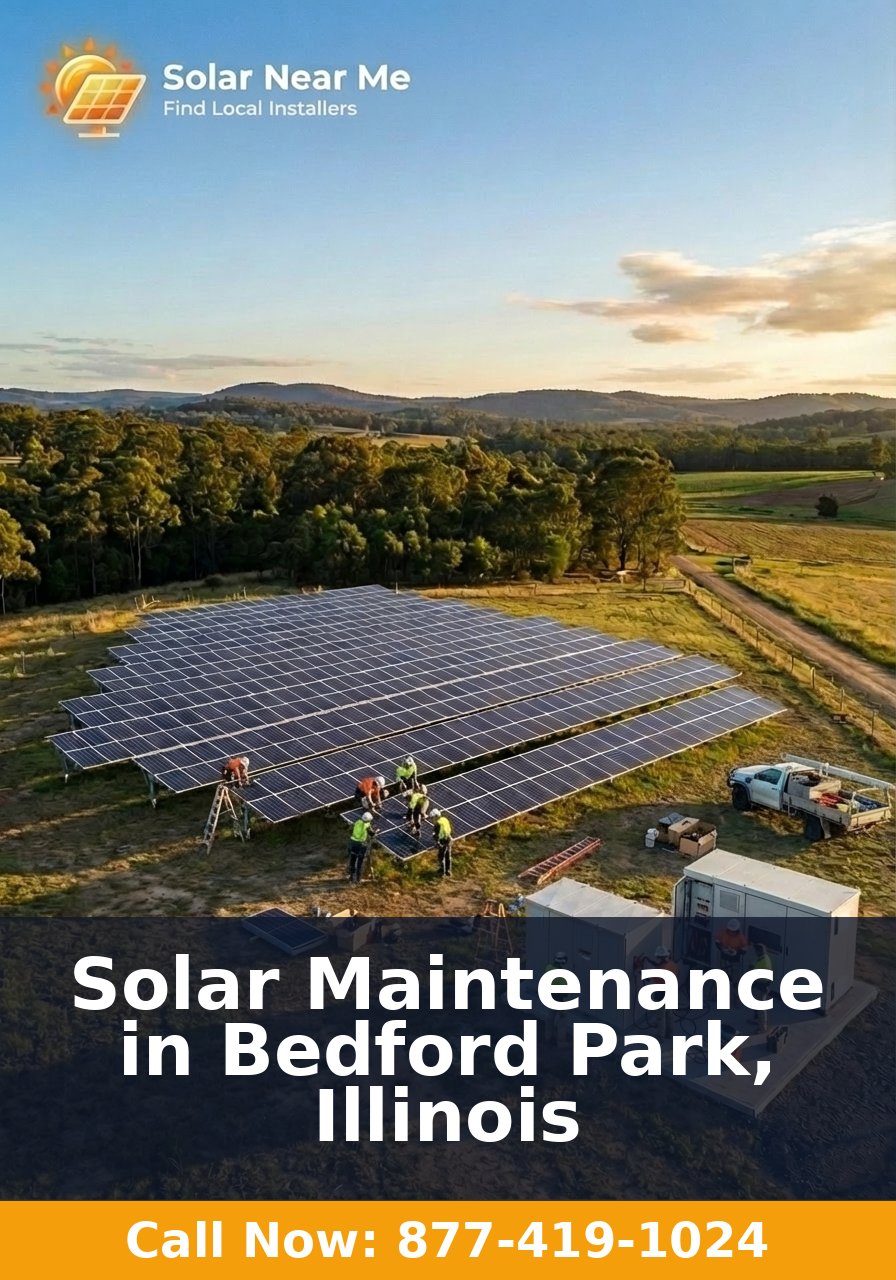 Solar Maintenance in Bedford Park, Illinois