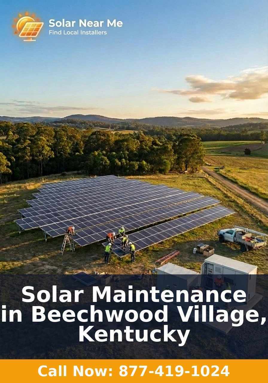 Solar Maintenance in Beechwood Village, Kentucky